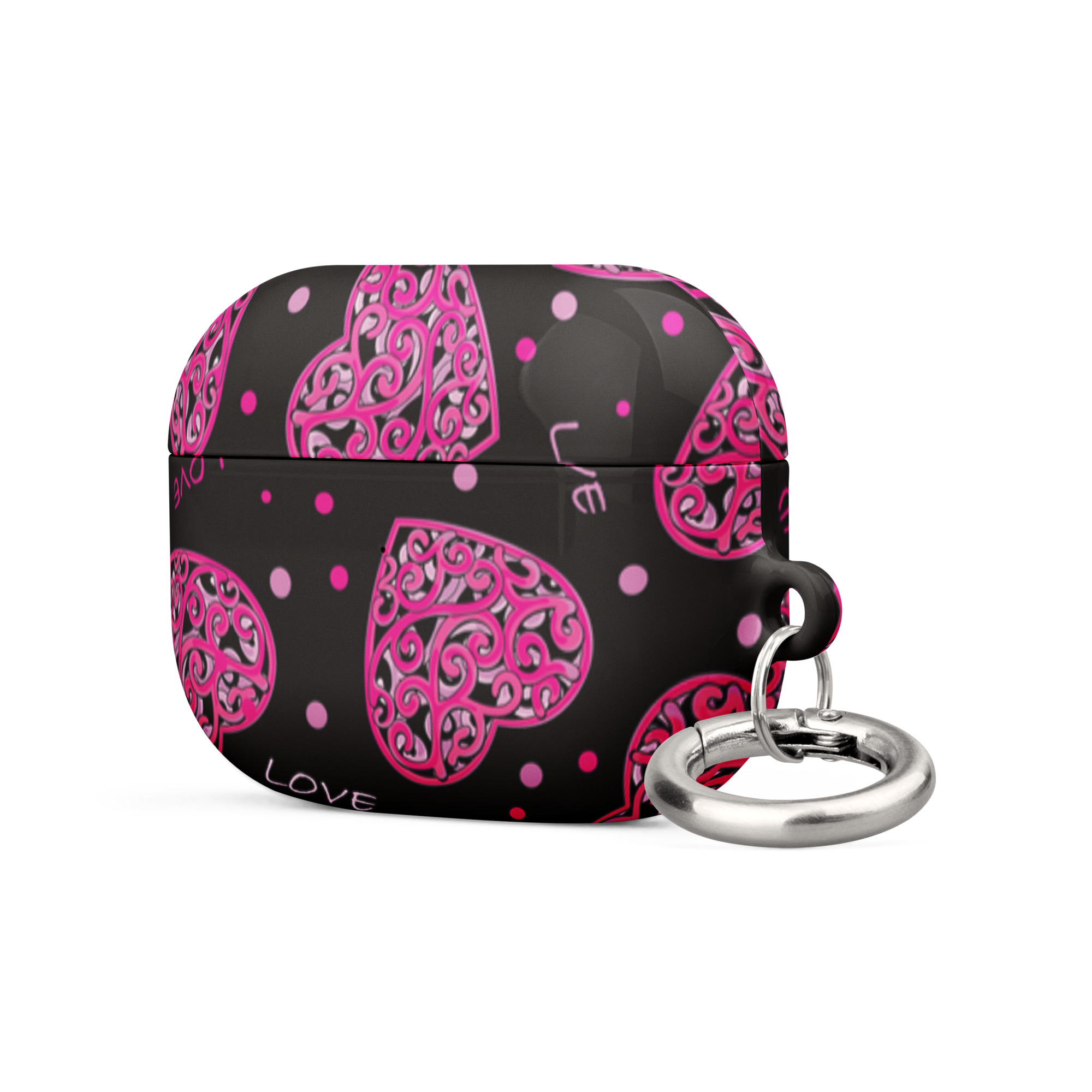 Fuchsia Heart Design Case for AirPods® - Image 15