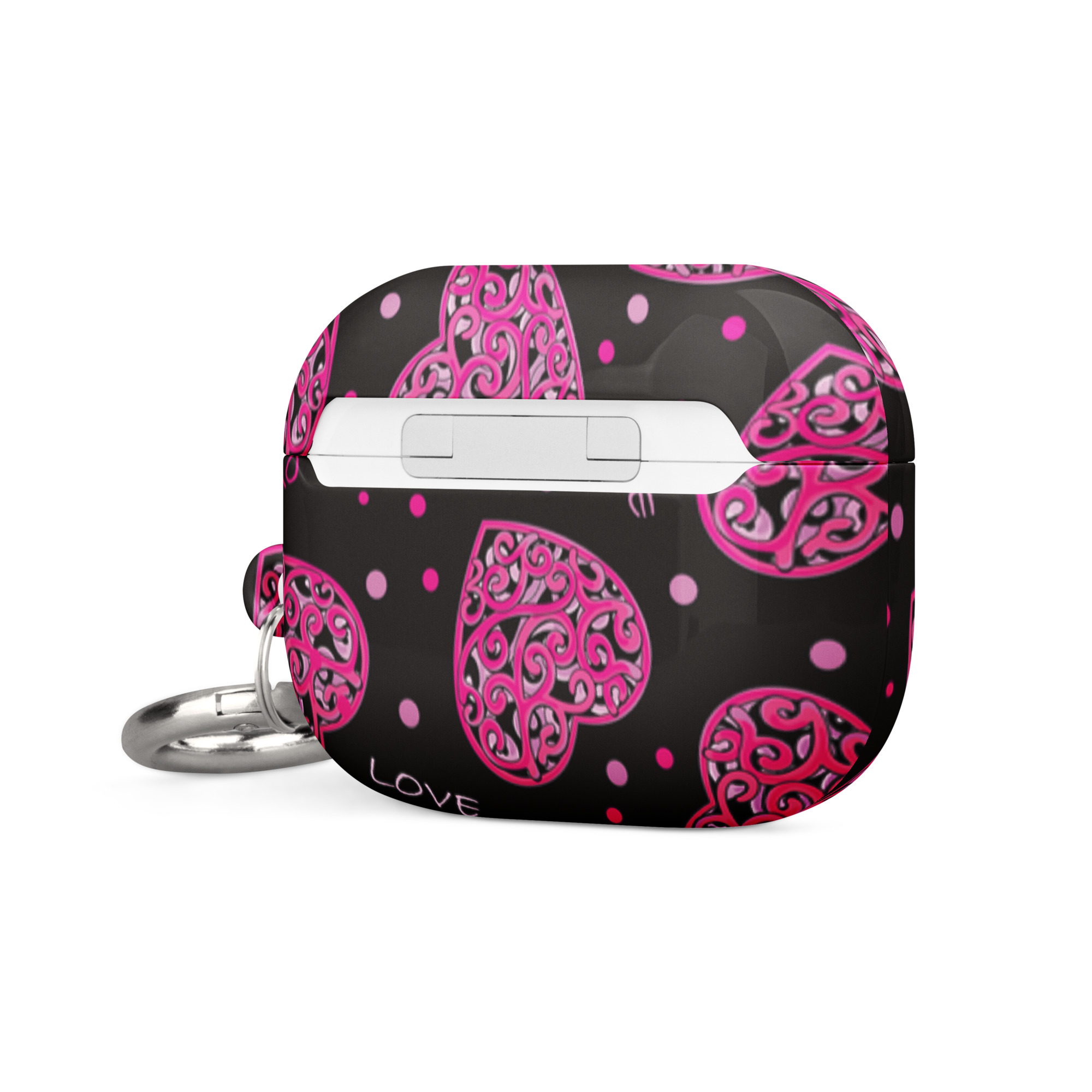 Fuchsia Heart Design Case for AirPods® - Image 18