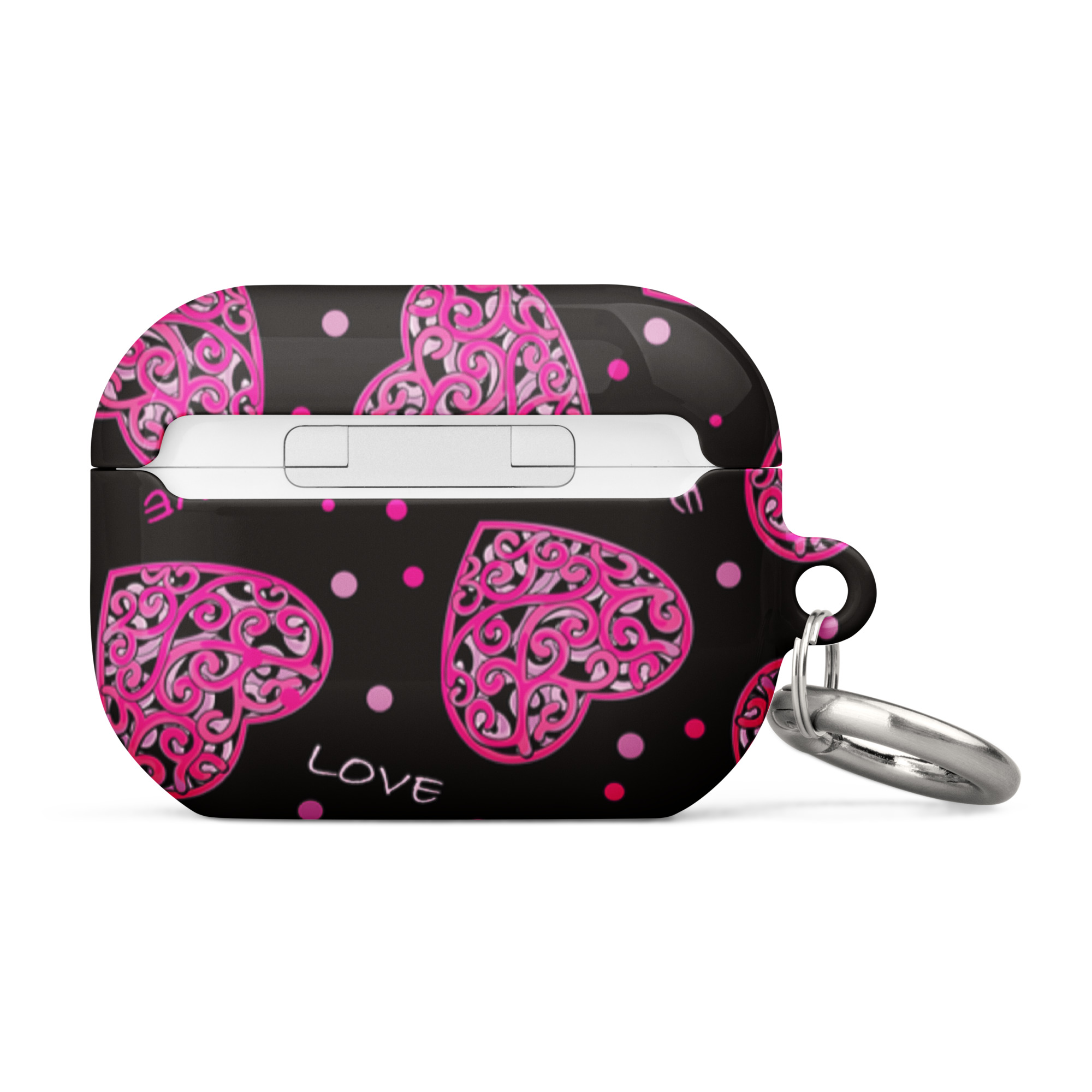 Fuchsia Heart Design Case for AirPods® - Image 20