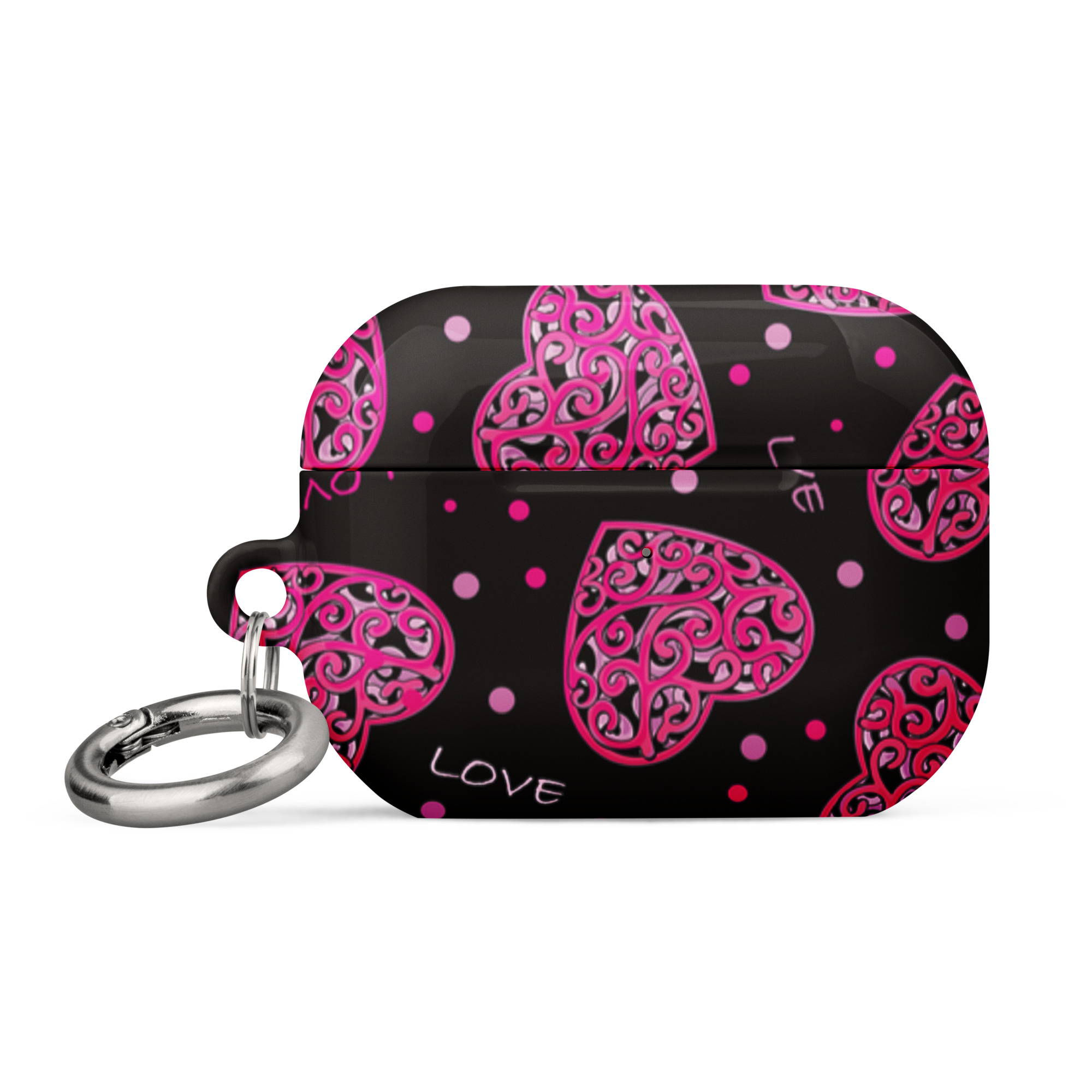 Fuchsia Heart Design Case for AirPods®