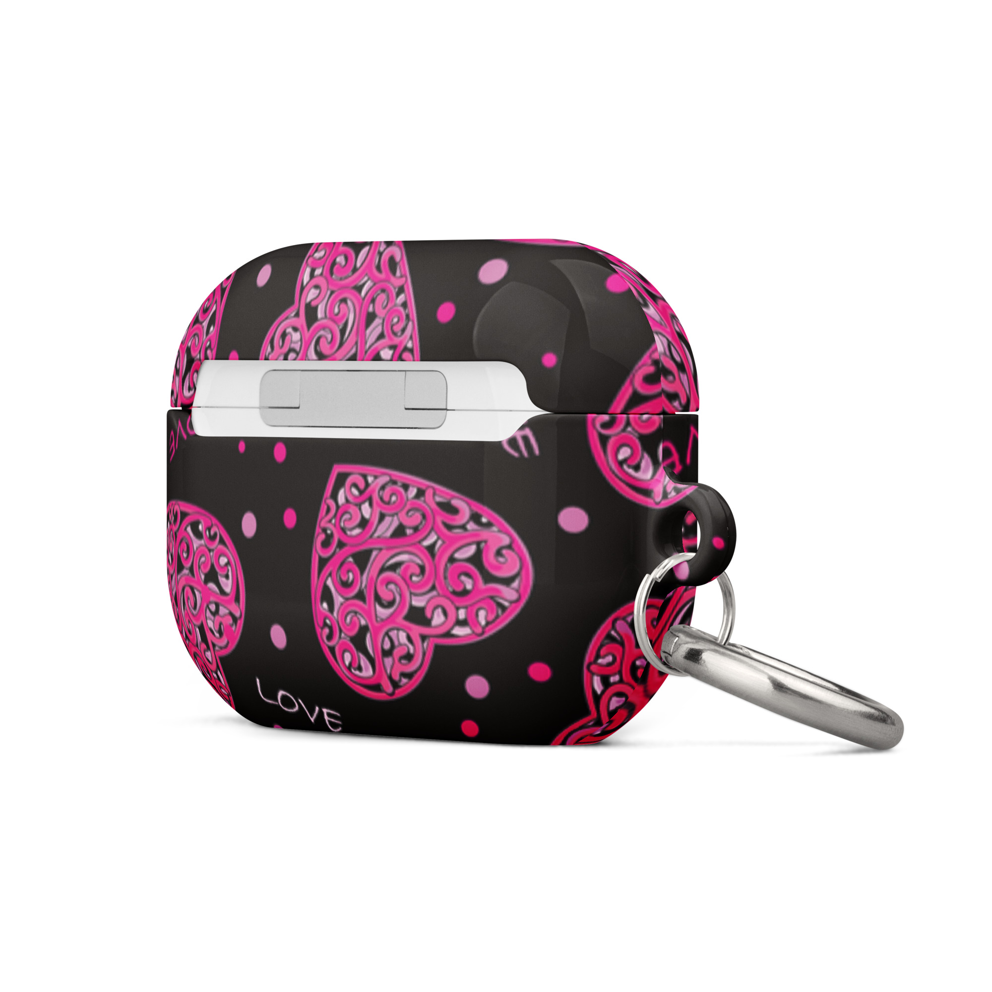 Fuchsia Heart Design Case for AirPods® - Image 21