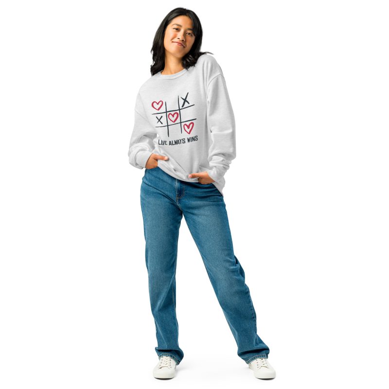 Love Wins Design Crew neck sweatshirt