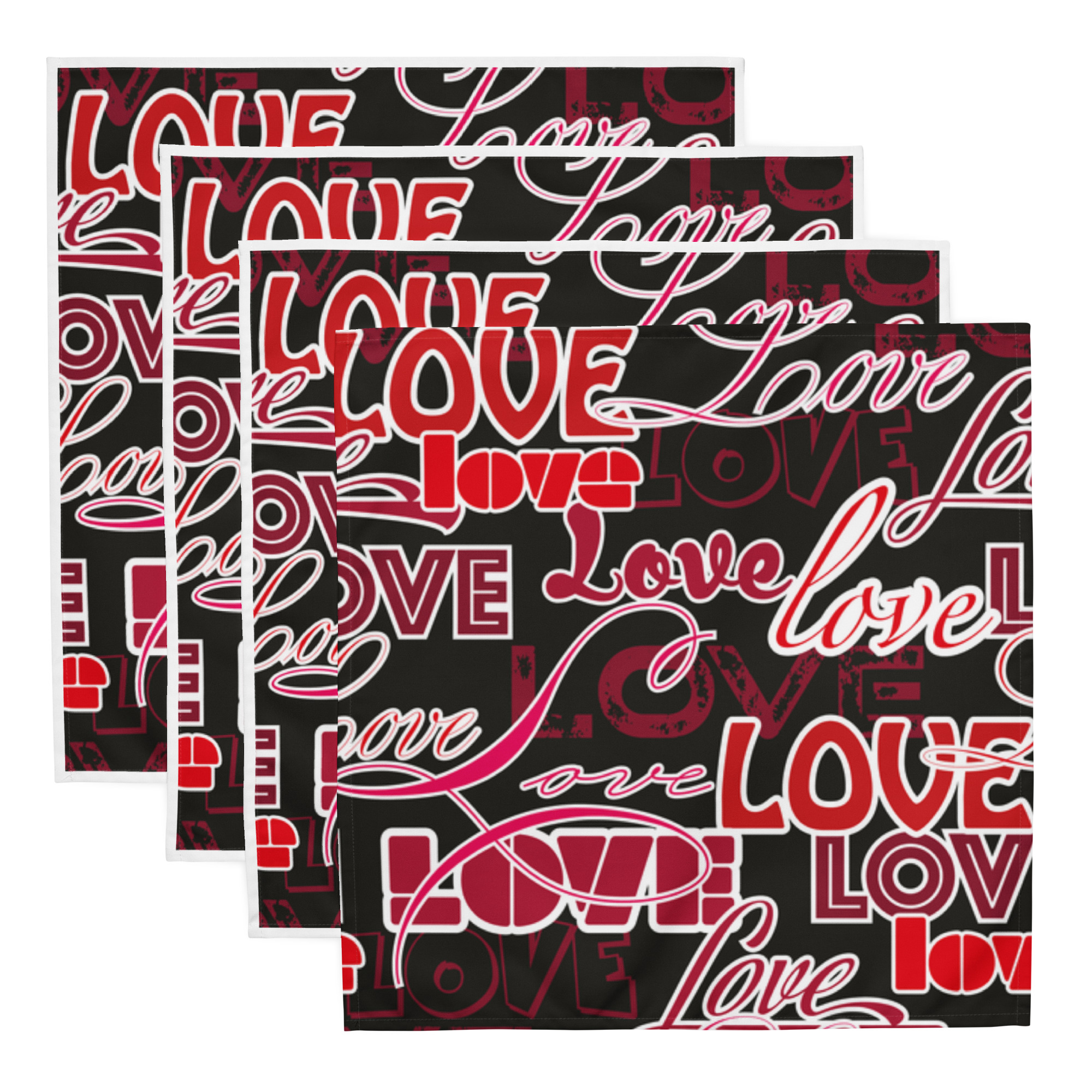 Love Design Cloth napkin set - Image 3