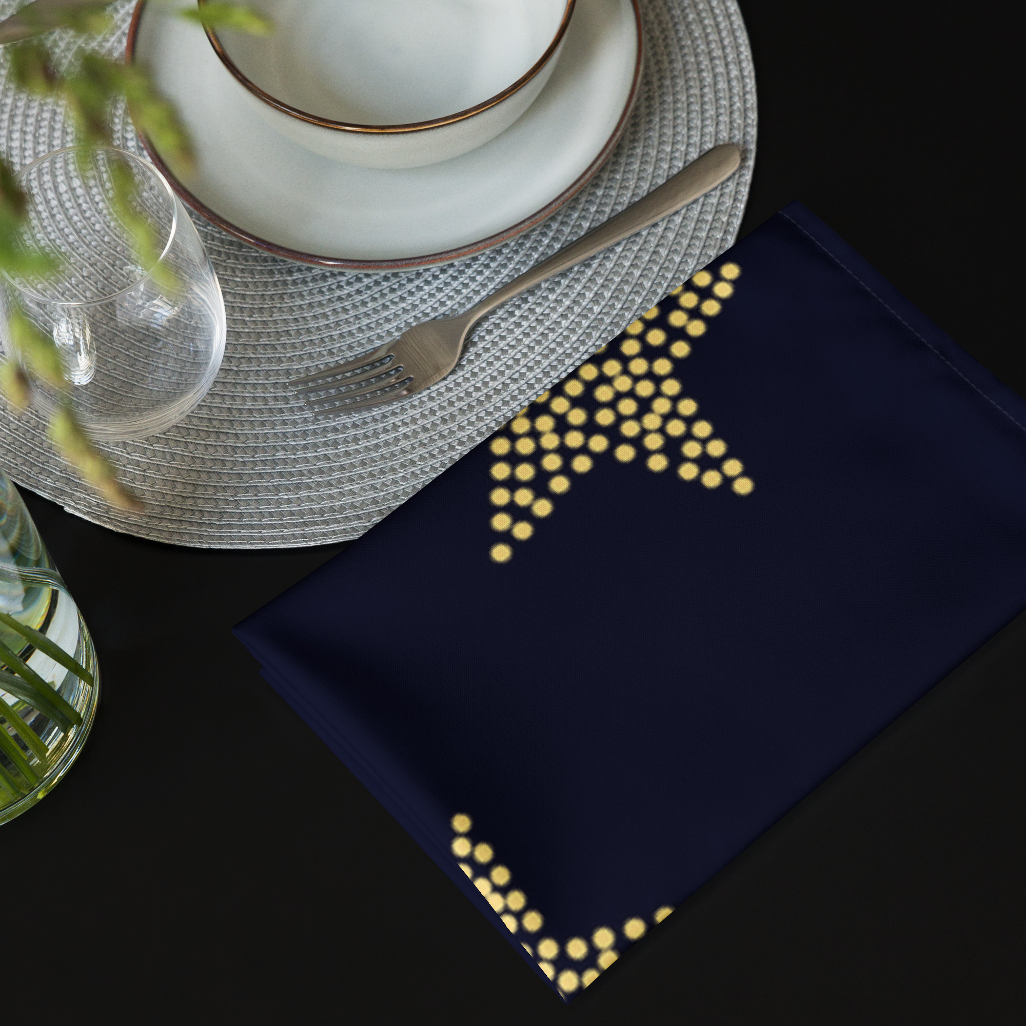 Gold Star Cloth napkin set