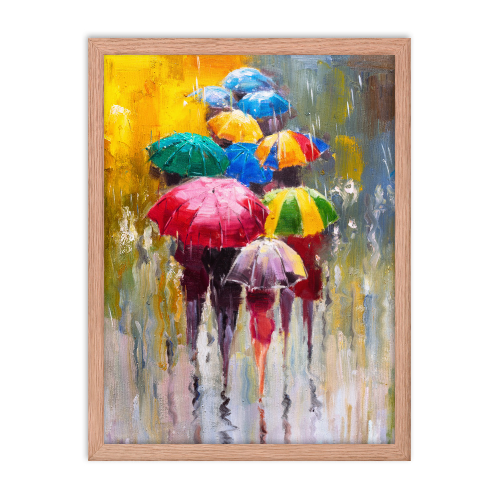 Fancy Ladies, Umbrellas Framed poster - Image 10