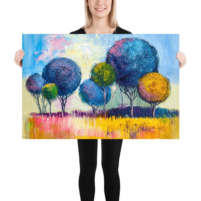 Colorful Forest Poster