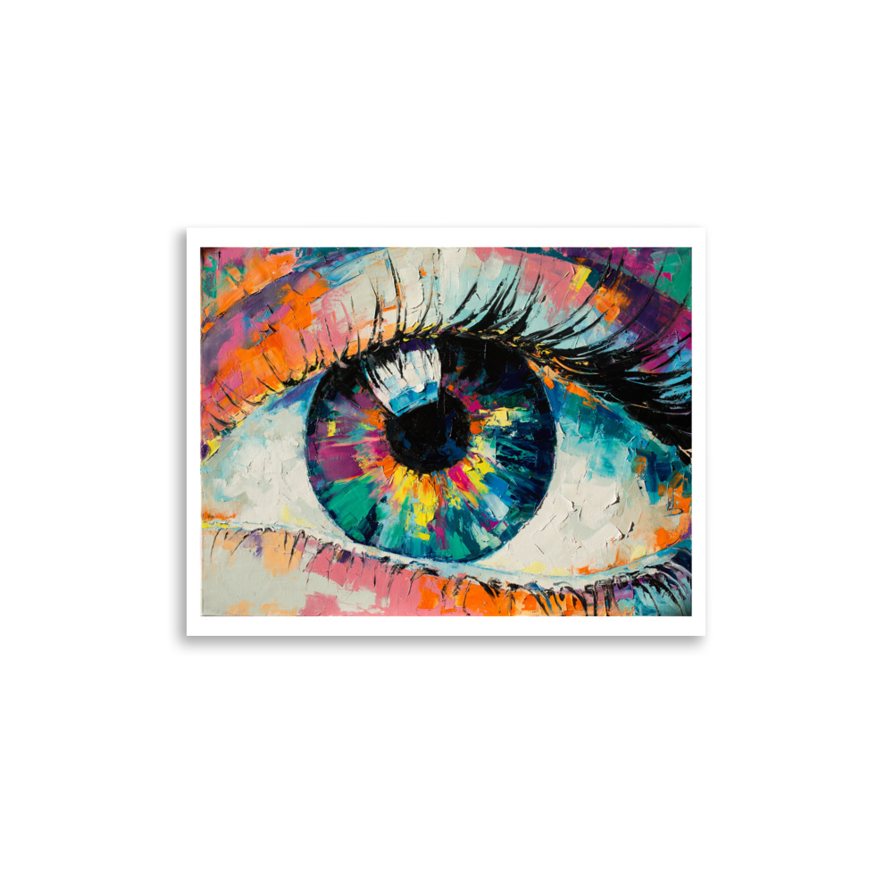 Colorful Eye Poster