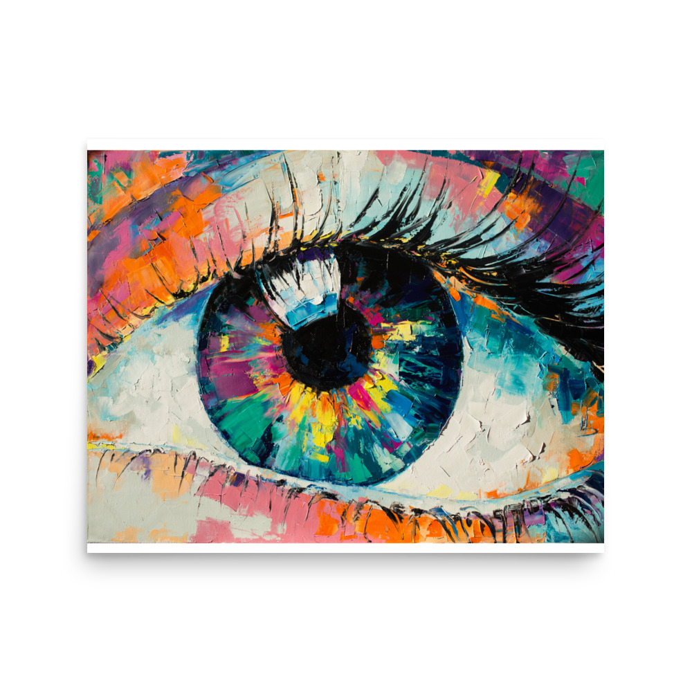 Colorful Eye Poster - Image 2