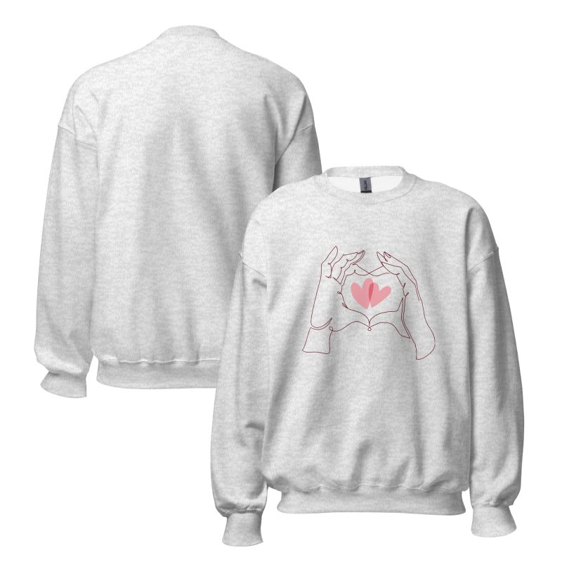 Heart Design Unisex Sweatshirt