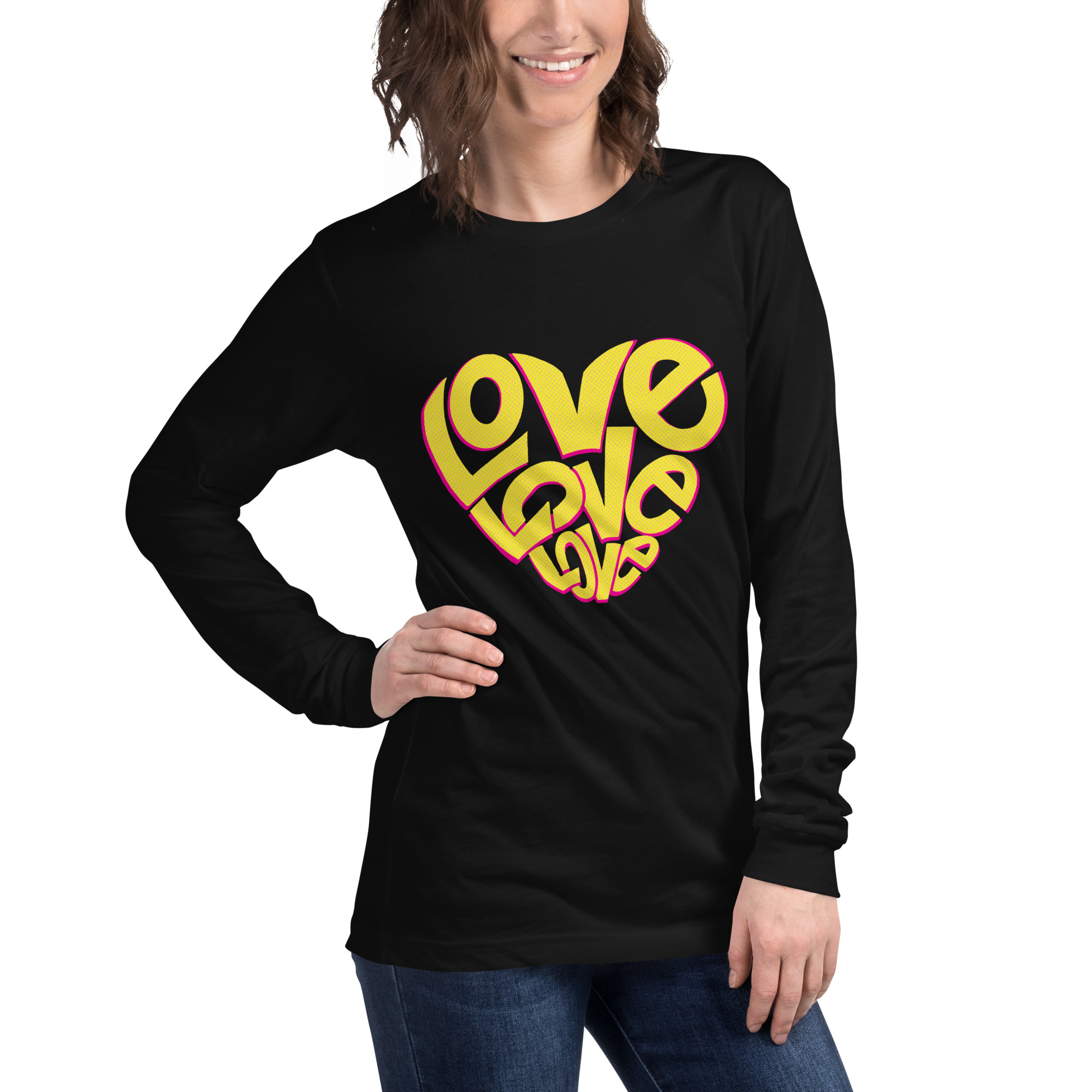 Love Design Unisex Long Sleeve Tee - Image 12