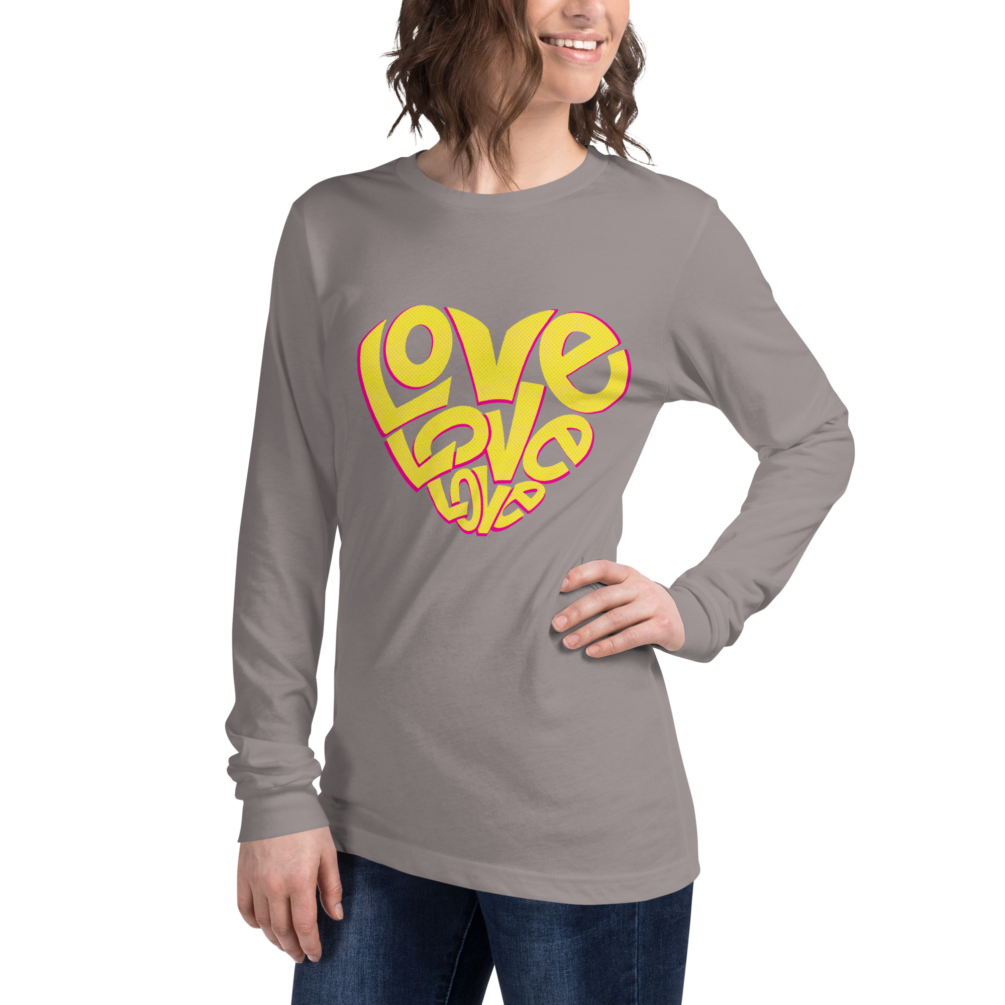Love Design Unisex Long Sleeve Tee - Image 28