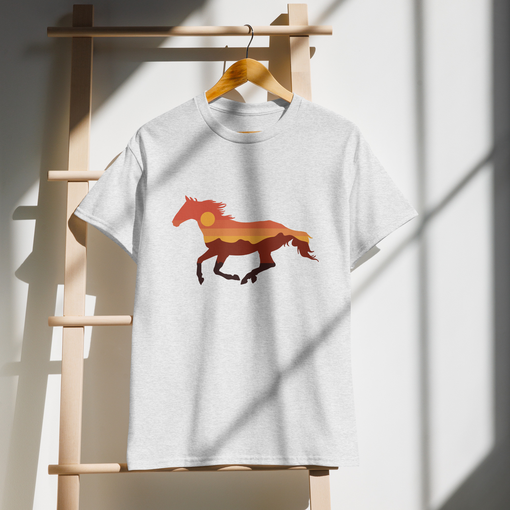Horse Design on DryBlend® T-Shirt - Image 22