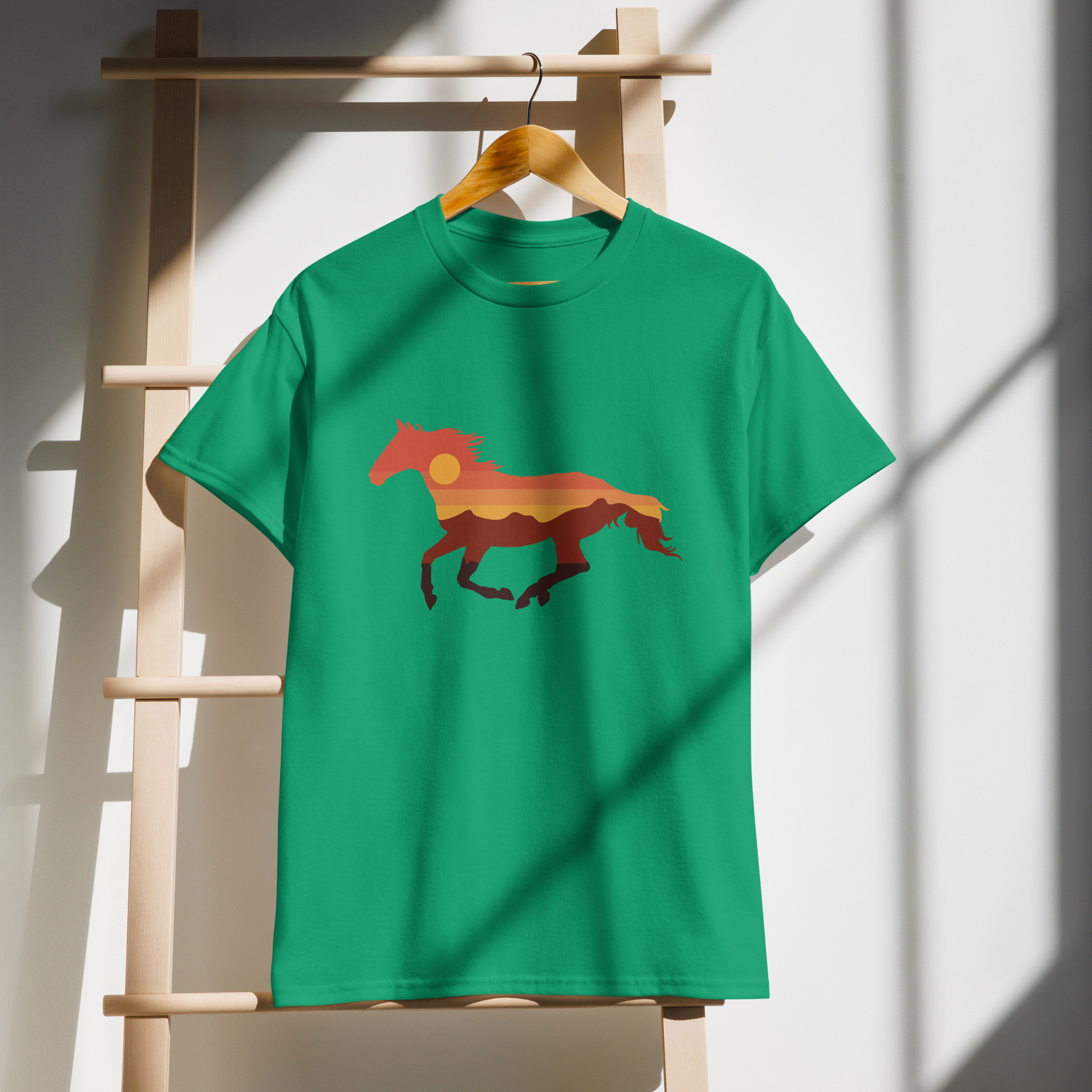 Horse Design on DryBlend® T-Shirt - Image 12