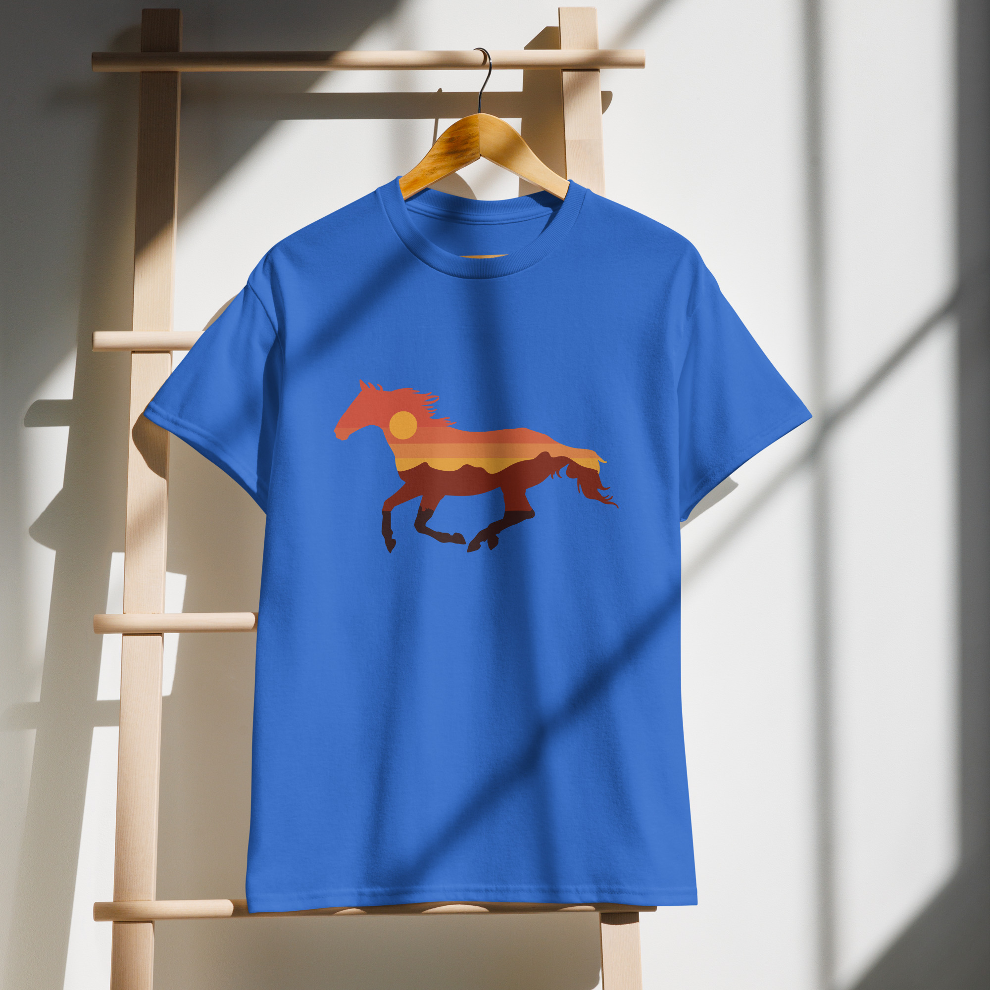 Horse Design on DryBlend® T-Shirt - Image 10
