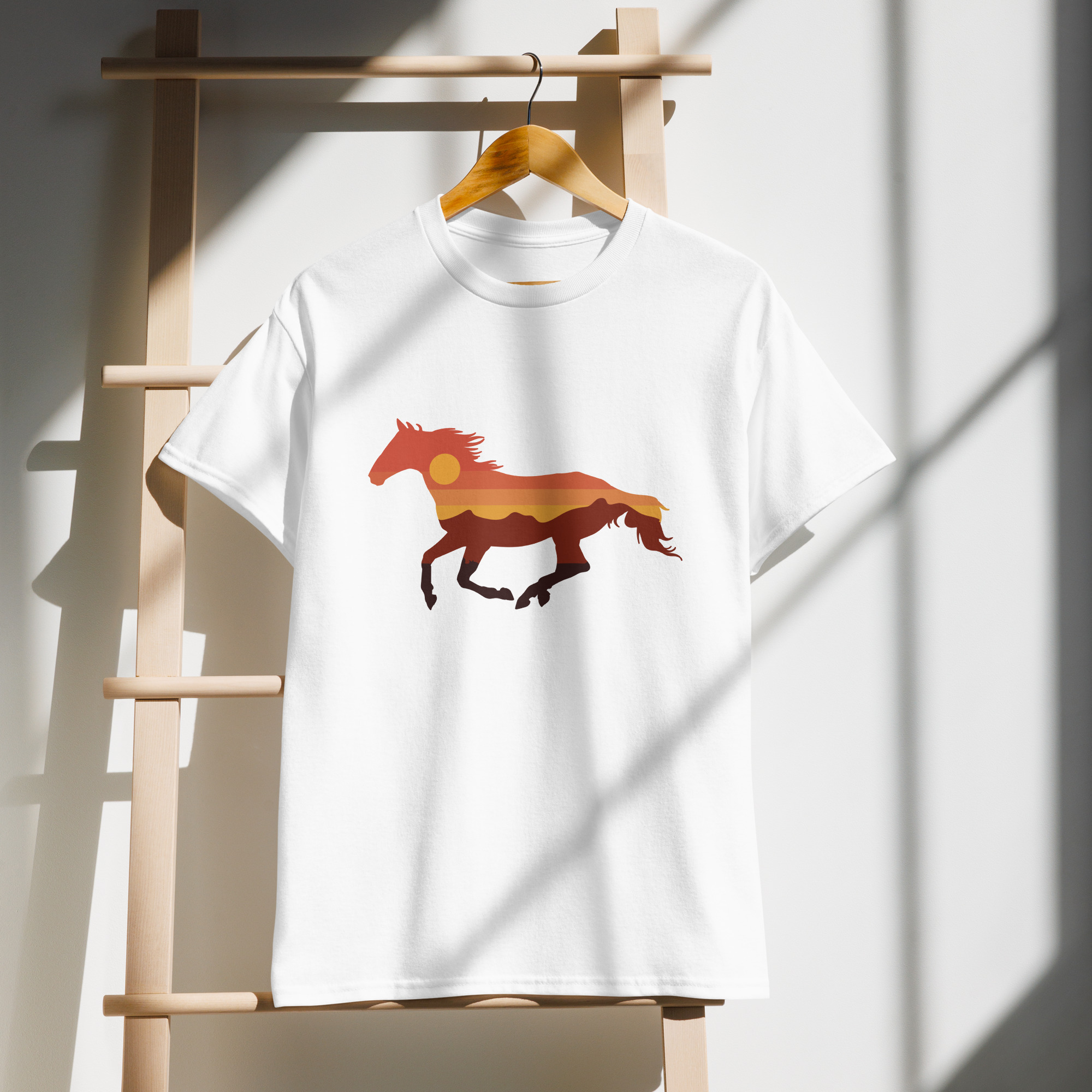 Horse Design on DryBlend® T-Shirt - Image 24