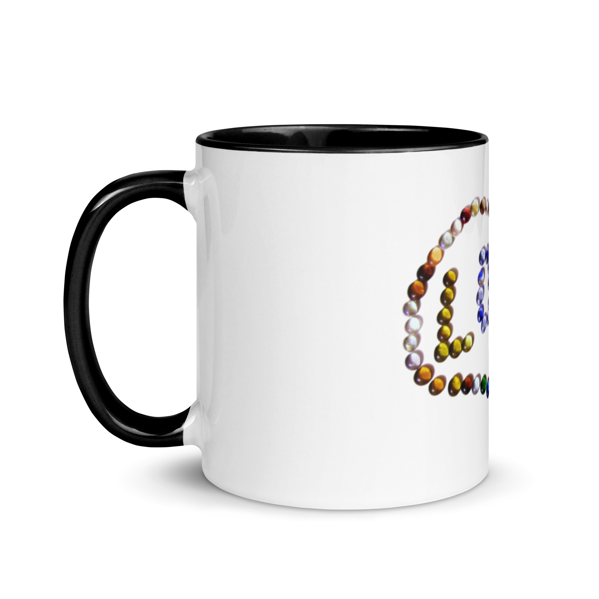 Love Beads Mug with Color Inside - Image 4