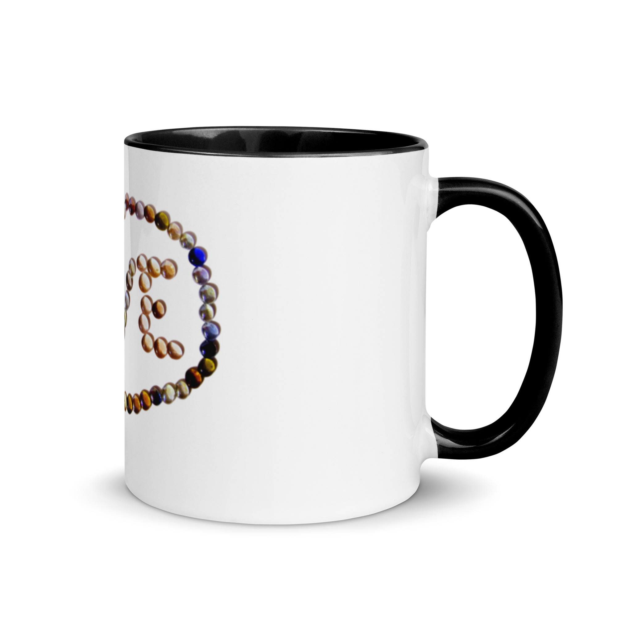 Love Beads Mug with Color Inside - Image 2