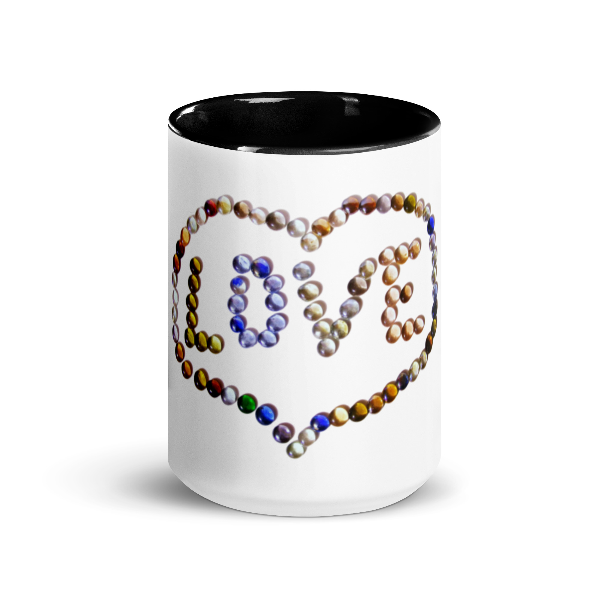 Love Beads Mug with Color Inside - Image 6