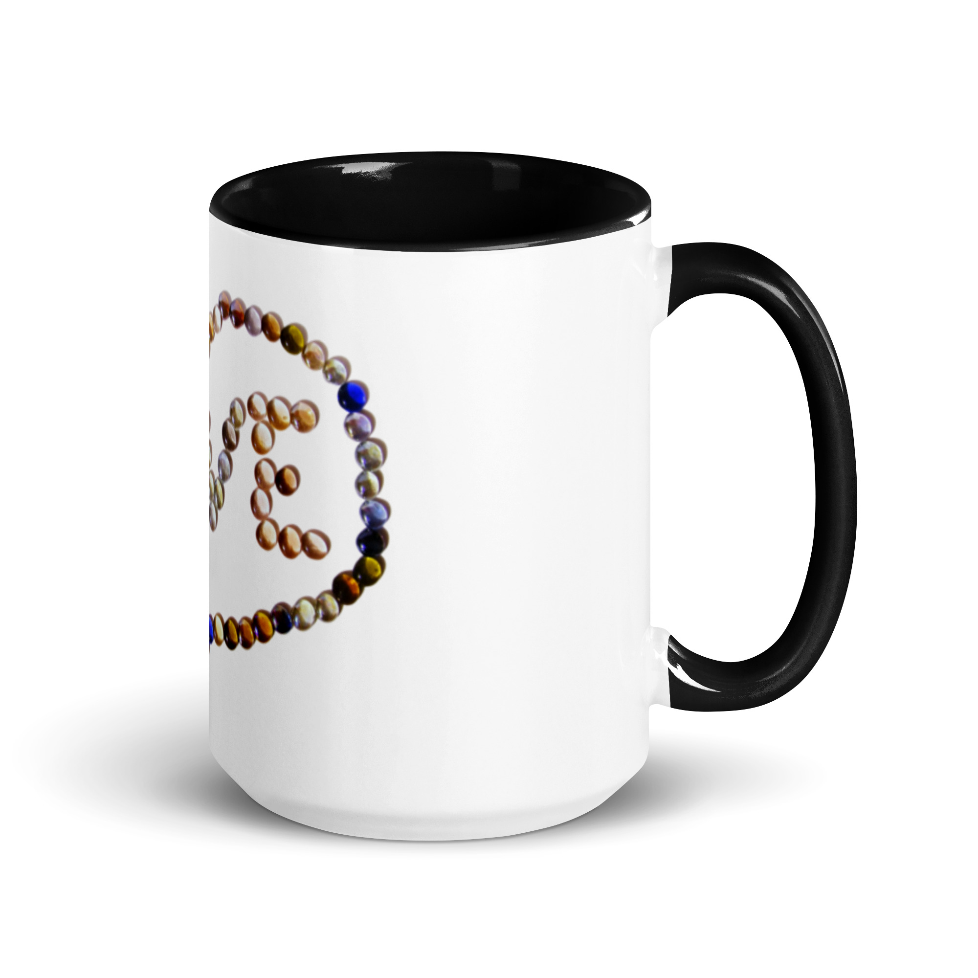 Love Beads Mug with Color Inside - Image 5