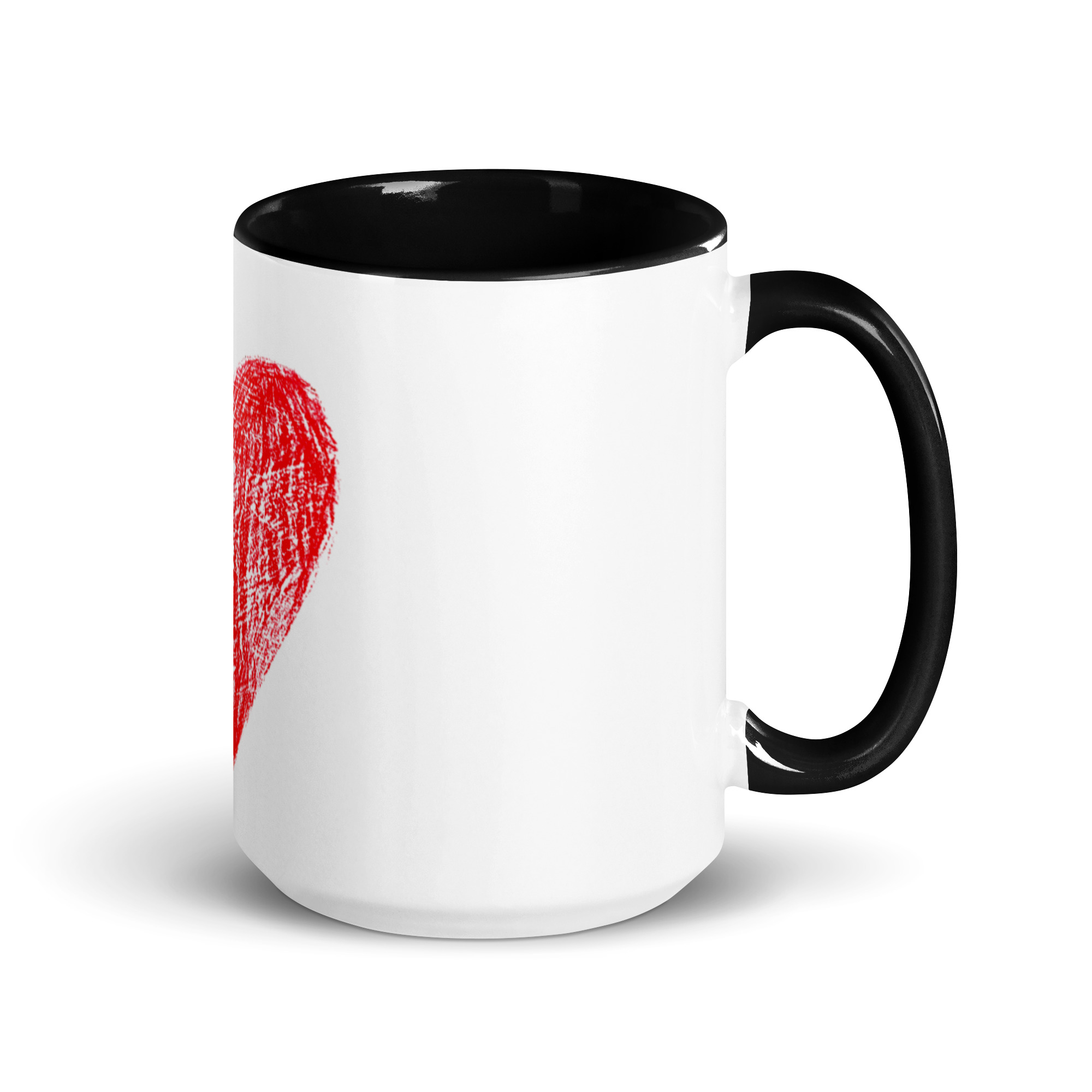 Red Heart Mug with Color Inside - Image 5
