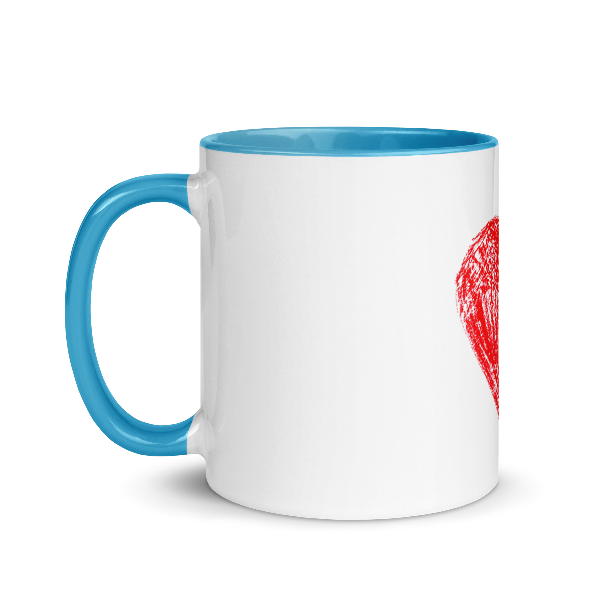 Red Heart Mug with Color Inside - Image 27