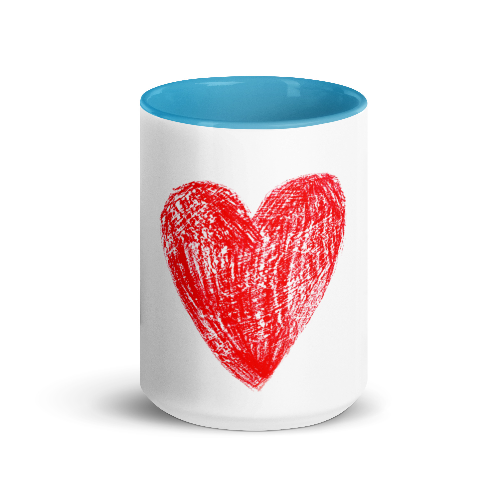Red Heart Mug with Color Inside - Image 29