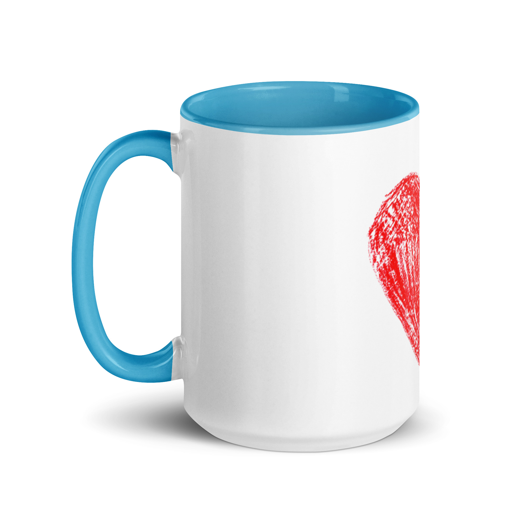 Red Heart Mug with Color Inside - Image 30
