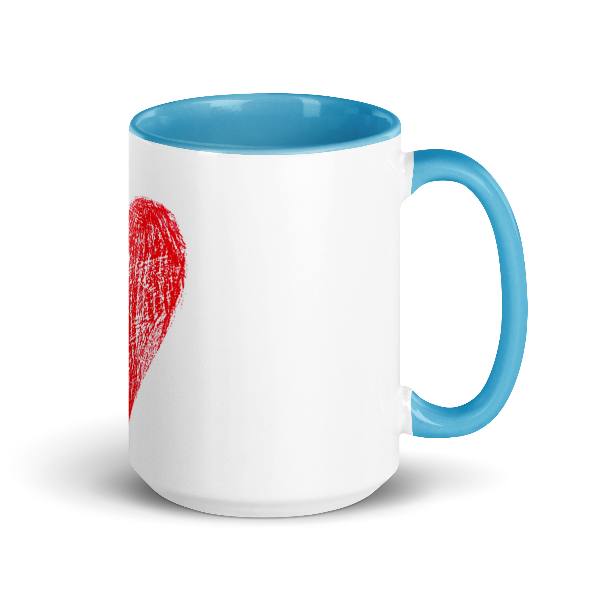 Red Heart Mug with Color Inside - Image 28