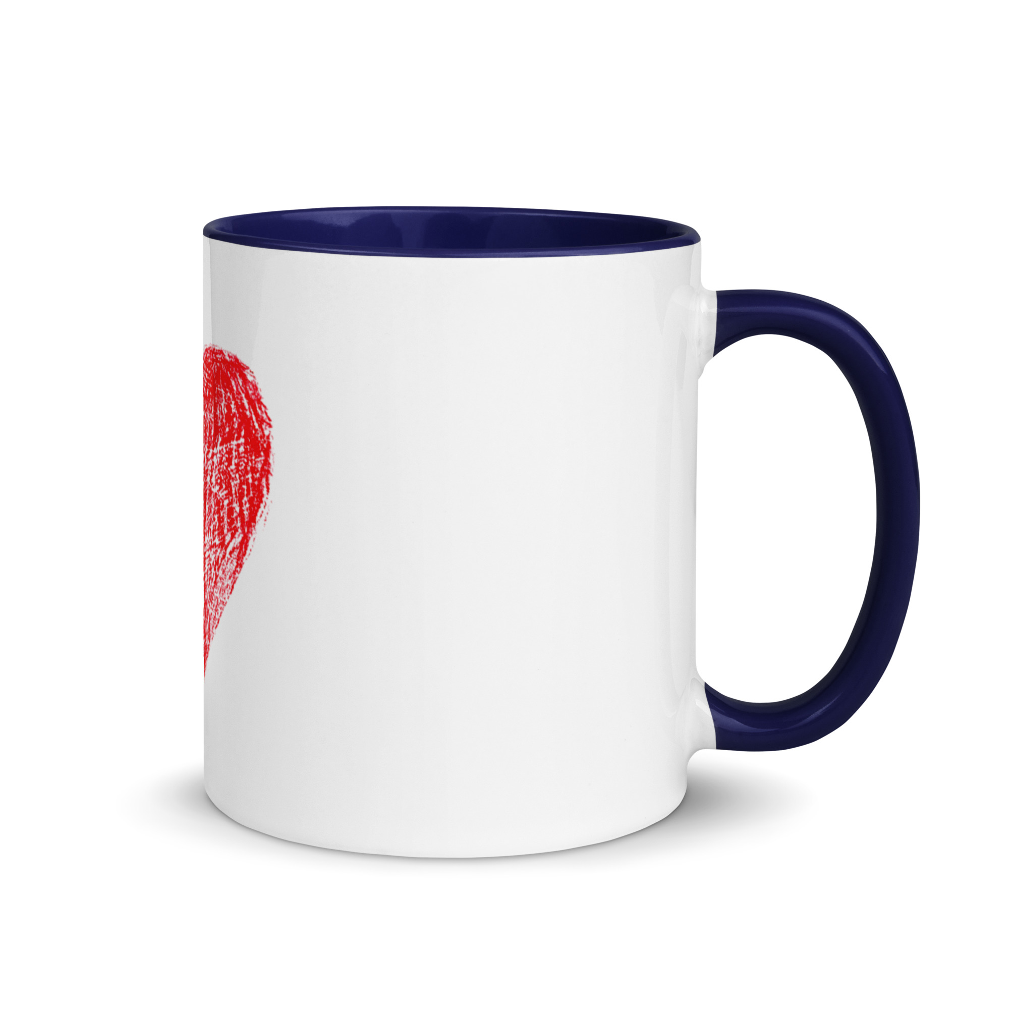 Red Heart Mug with Color Inside - Image 8