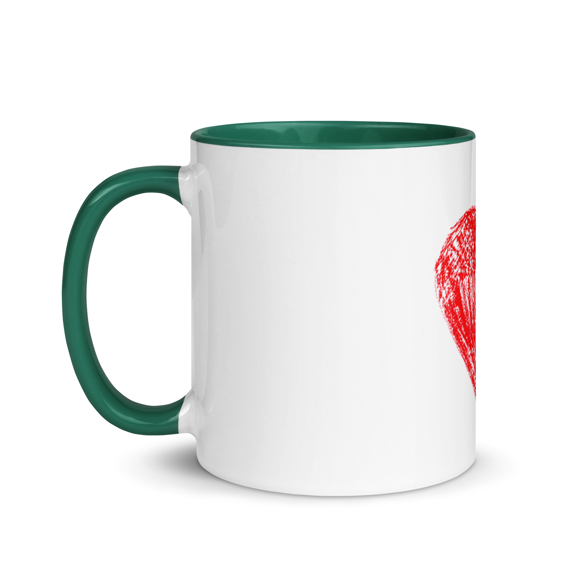 Red Heart Mug with Color Inside - Image 18