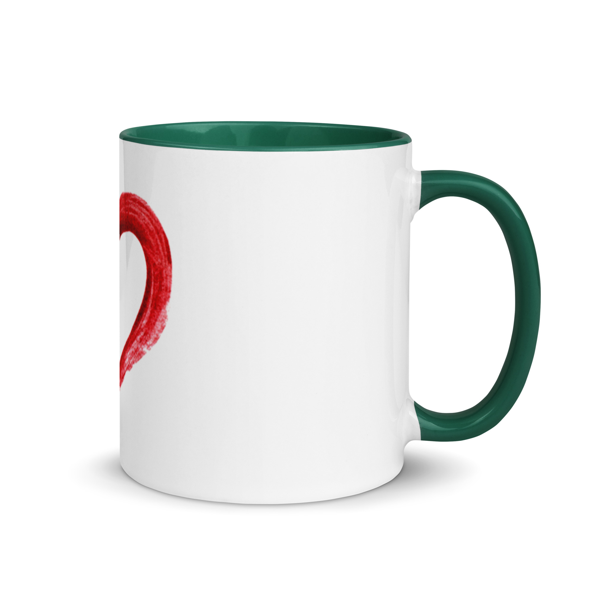 Red Heart Design Mug with Color Inside - Image 16