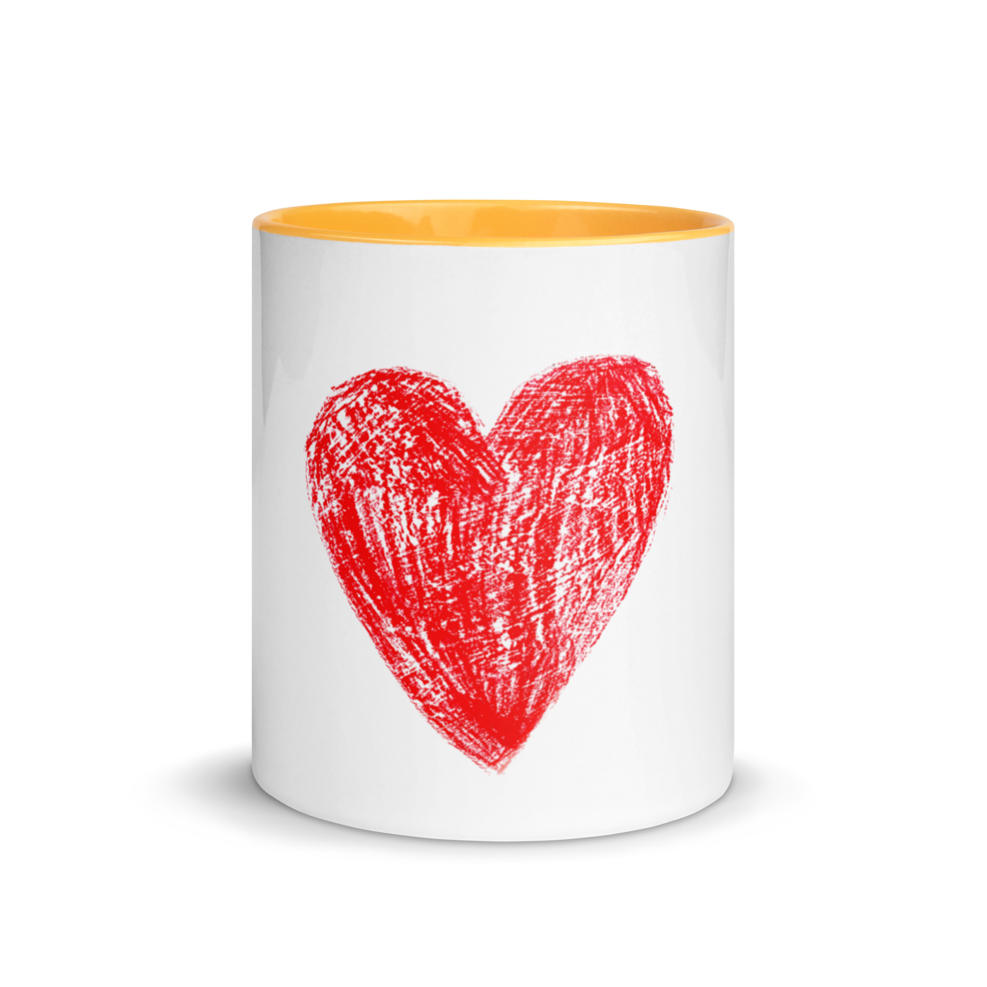 Red Heart Mug with Color Inside - Image 35