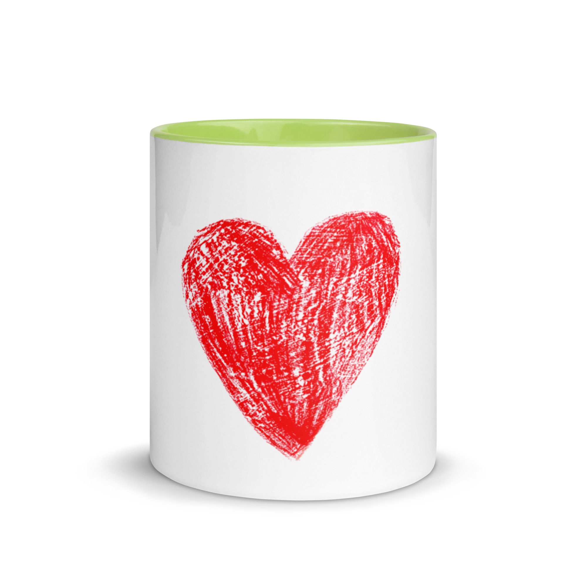 Red Heart Mug with Color Inside - Image 38