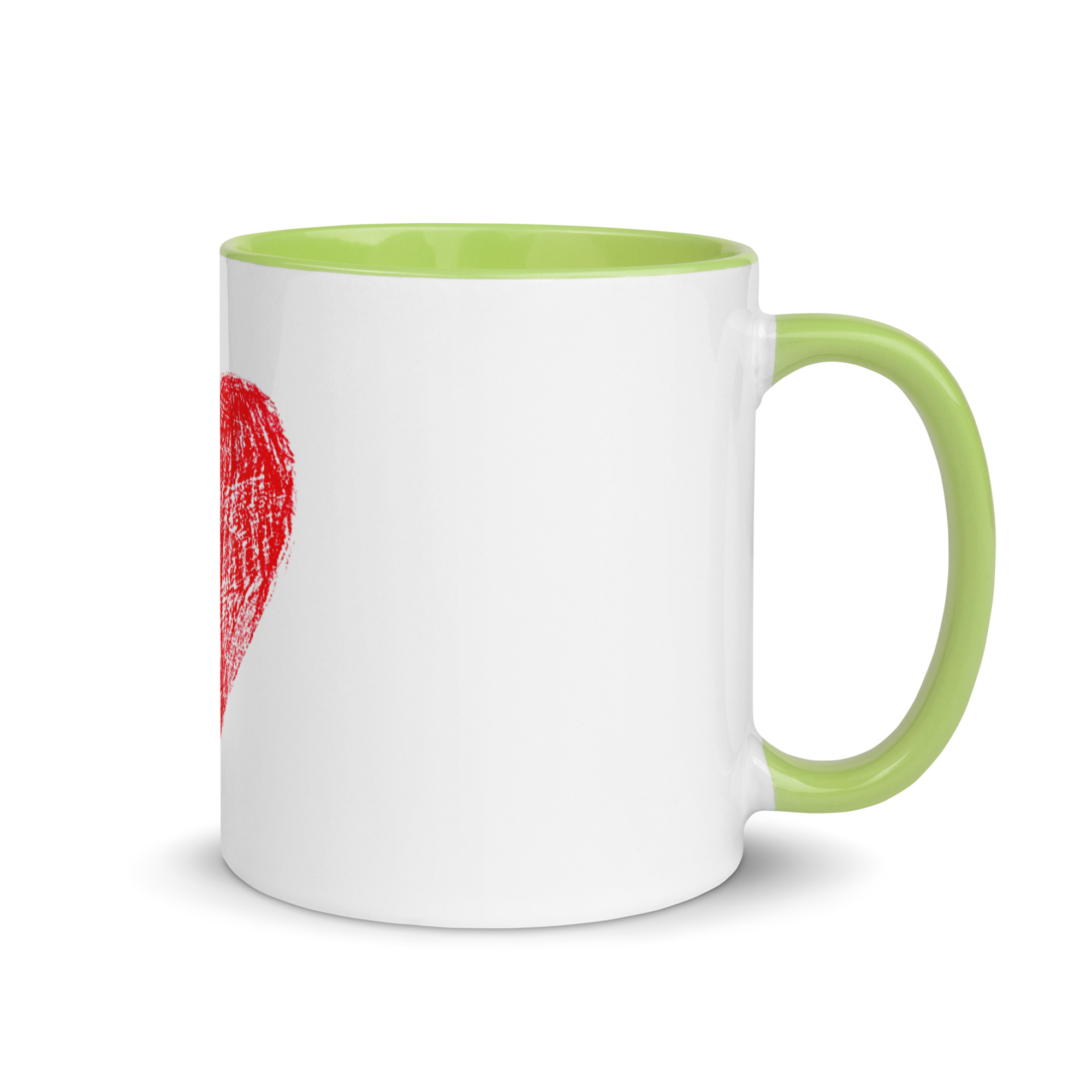 Red Heart Mug with Color Inside - Image 37