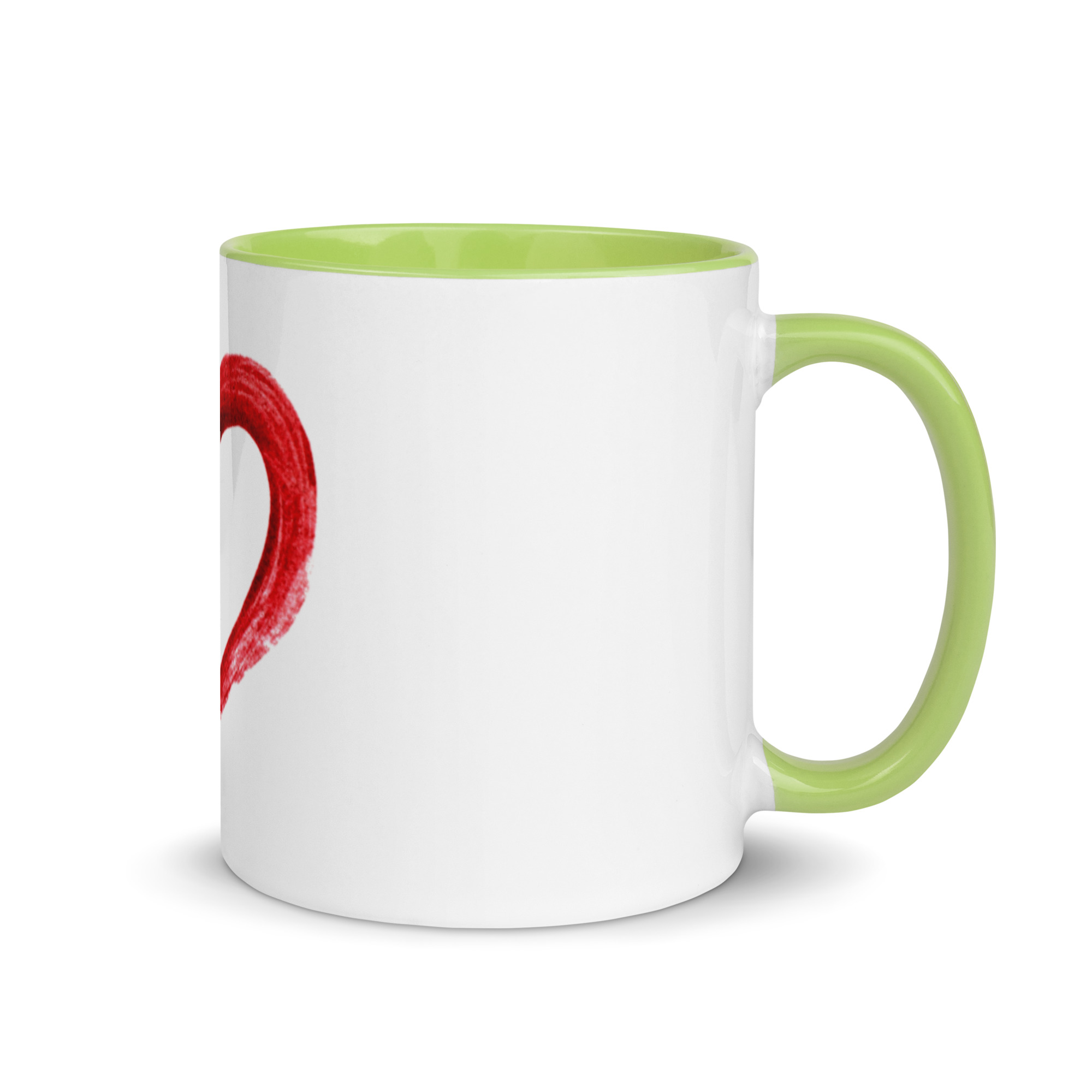 Red Heart Design Mug with Color Inside - Image 37