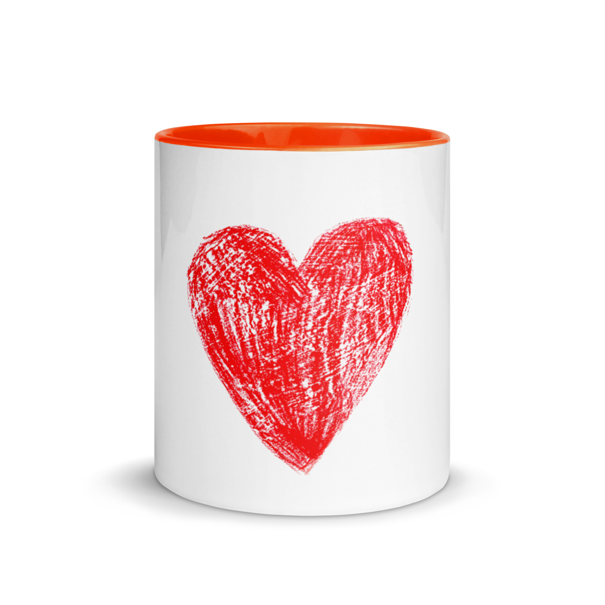 Red Heart Mug with Color Inside - Image 23