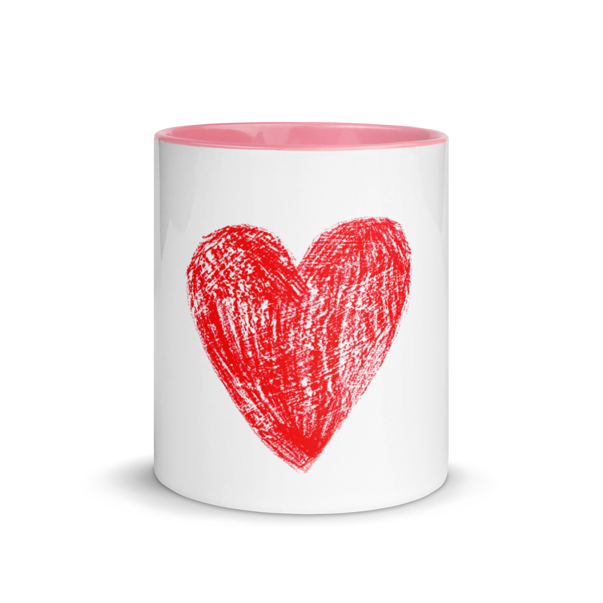 Red Heart Mug with Color Inside - Image 32