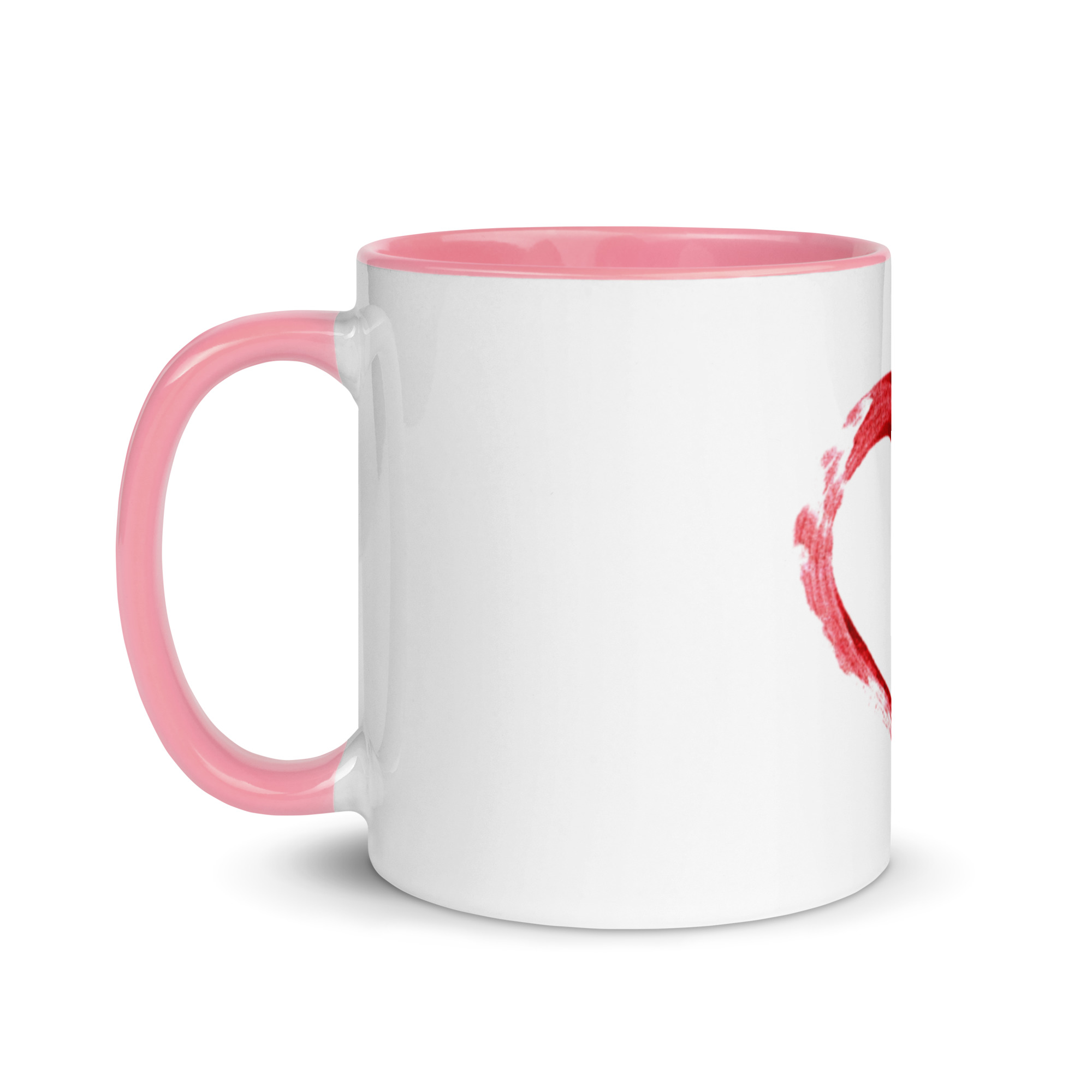 Red Heart Design Mug with Color Inside - Image 33