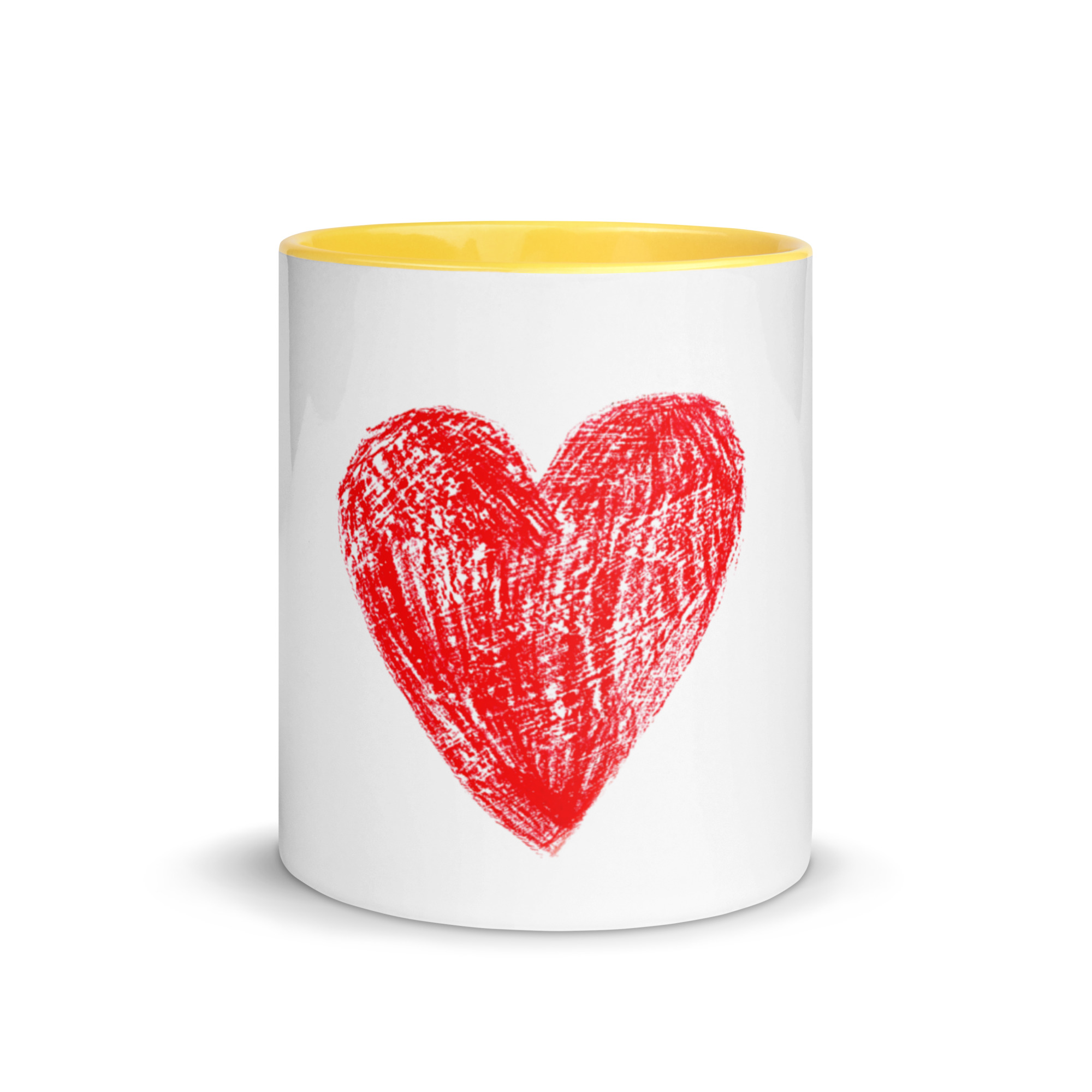 Red Heart Mug with Color Inside - Image 41