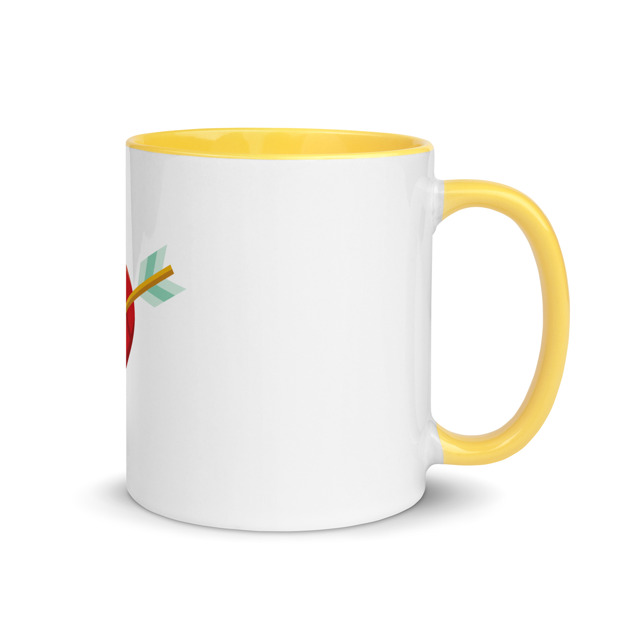 Heart and Arrow Mug with Color Inside - Image 40