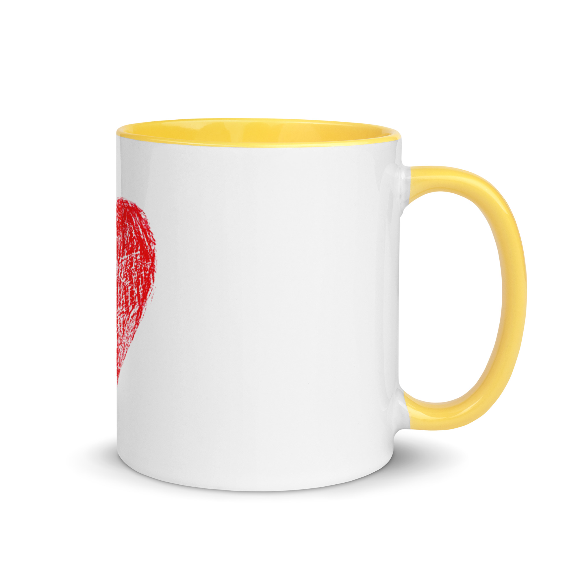 Red Heart Mug with Color Inside - Image 40