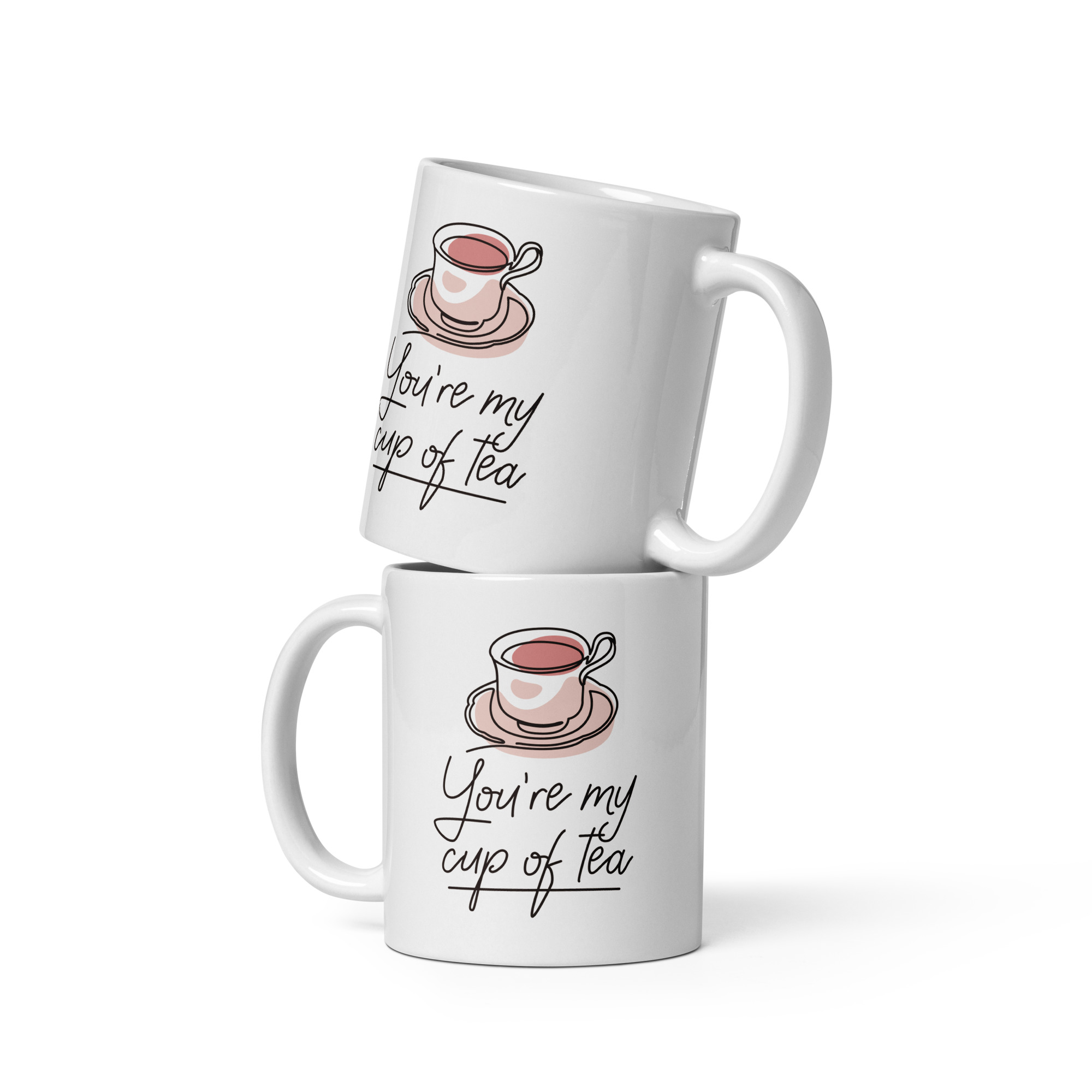 I need you White glossy mug - Image 2