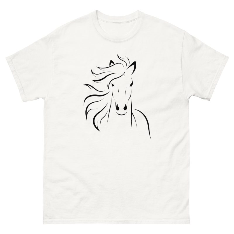 Horse Silhouette Design Unisex classic tee