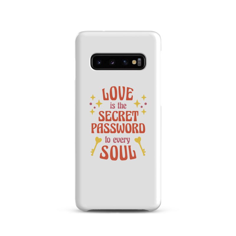 Love Lyrics on Snap case for Samsung&reg;