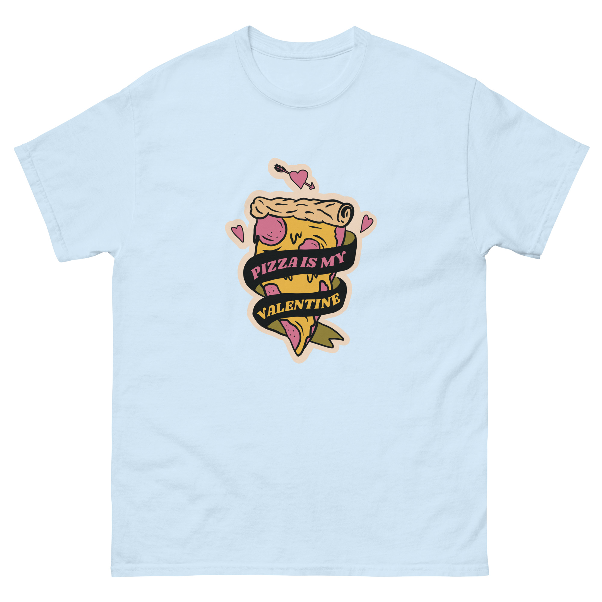 Pizza is Valentine's Unisex classic tee - Image 21