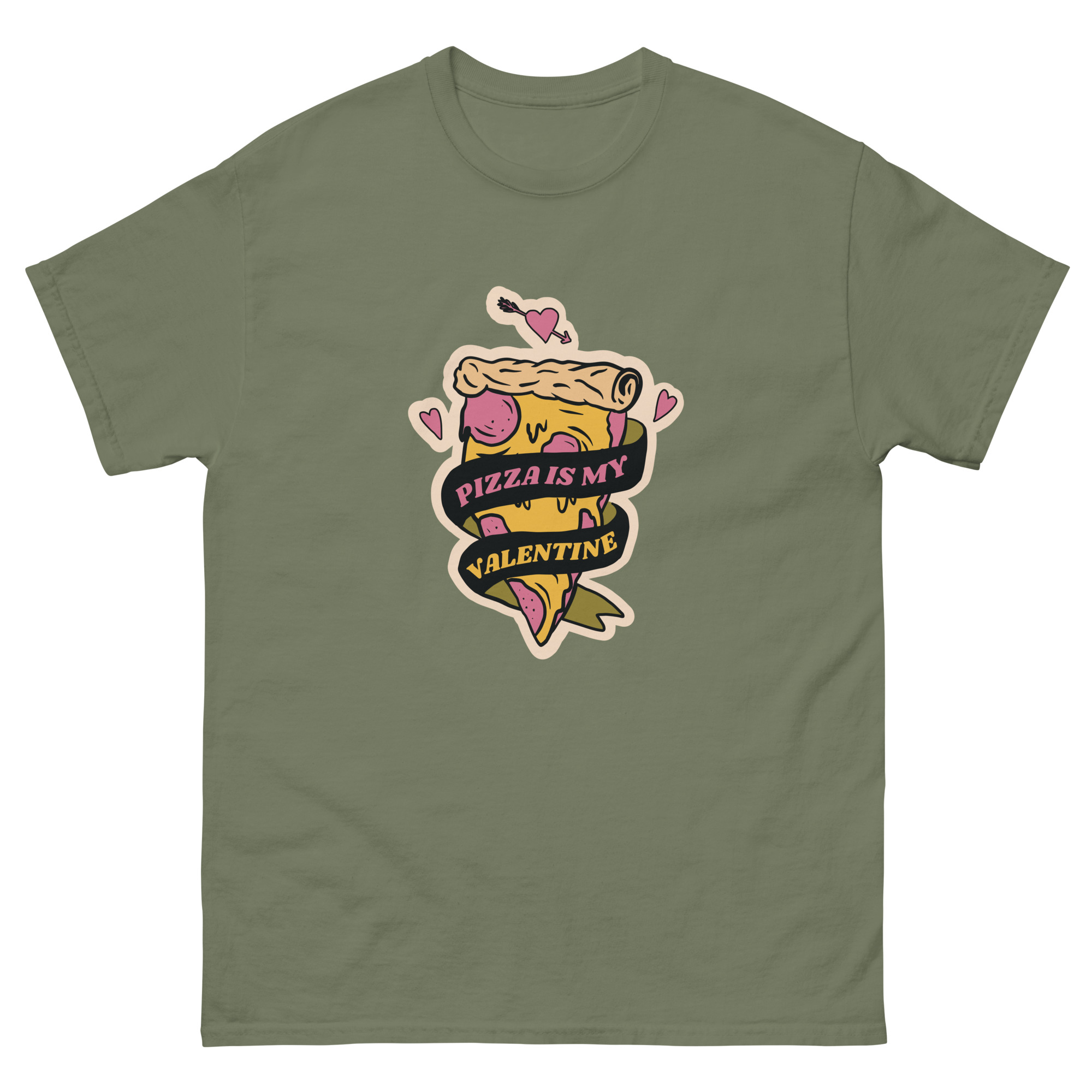 Pizza is Valentine's Unisex classic tee - Image 9