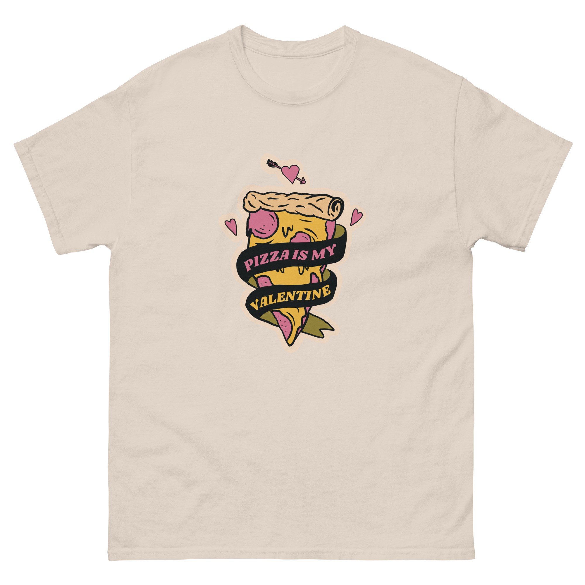 Pizza is Valentine's Unisex classic tee - Image 17