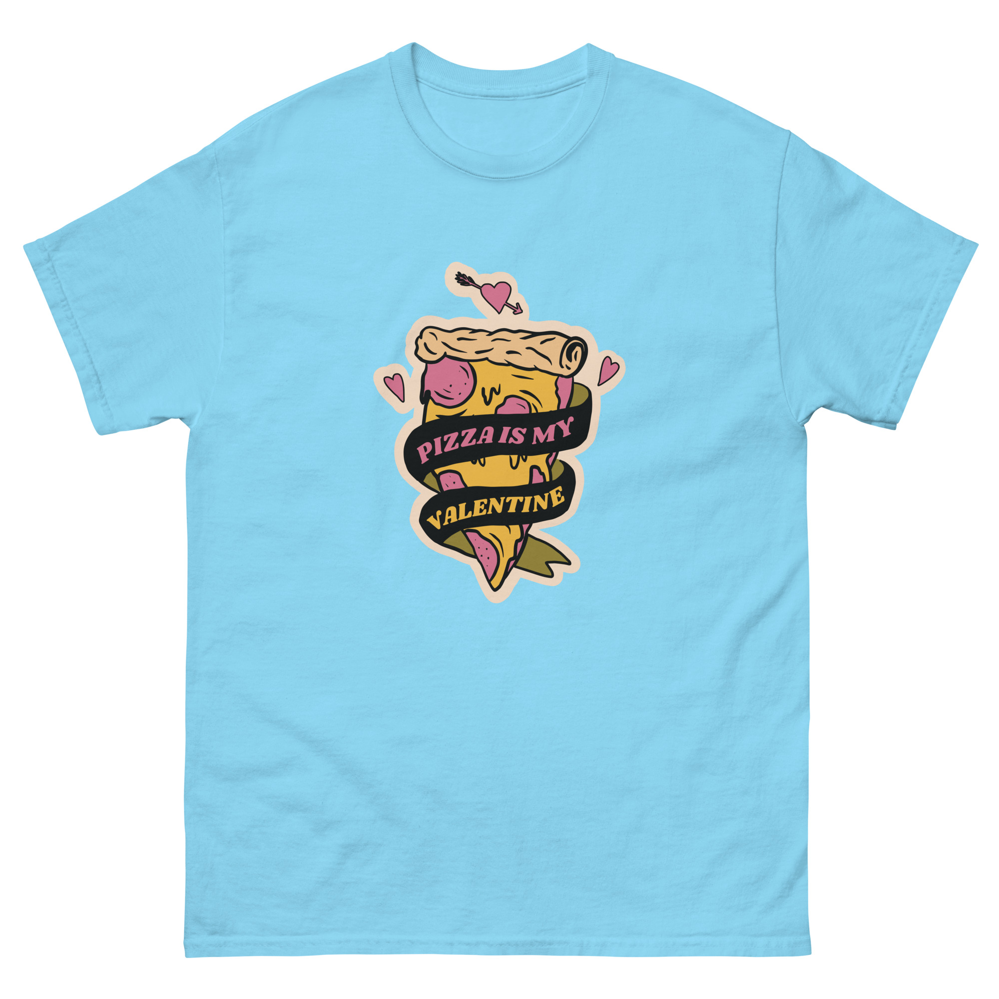 Pizza is Valentine's Unisex classic tee - Image 15