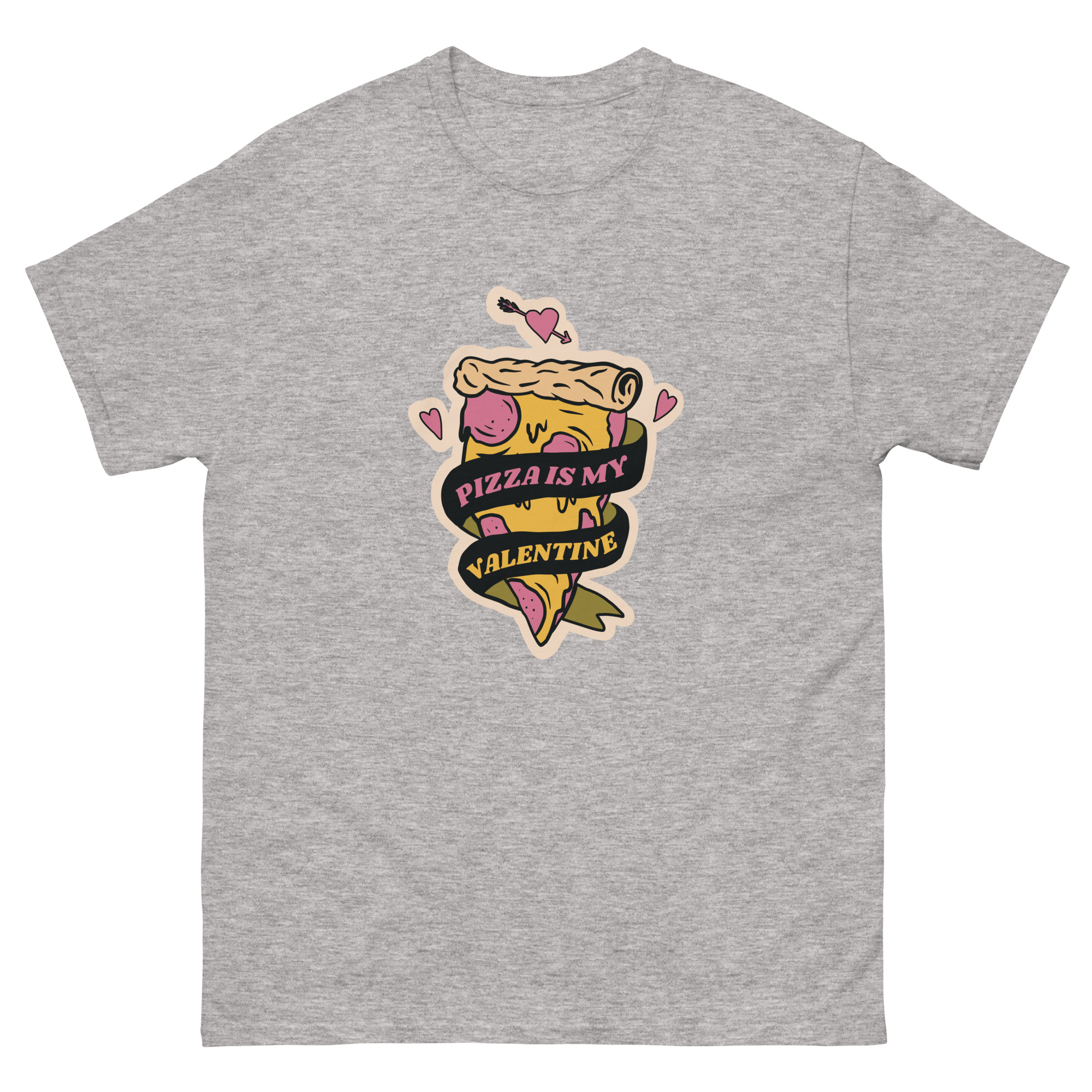 Pizza is Valentine's Unisex classic tee - Image 11
