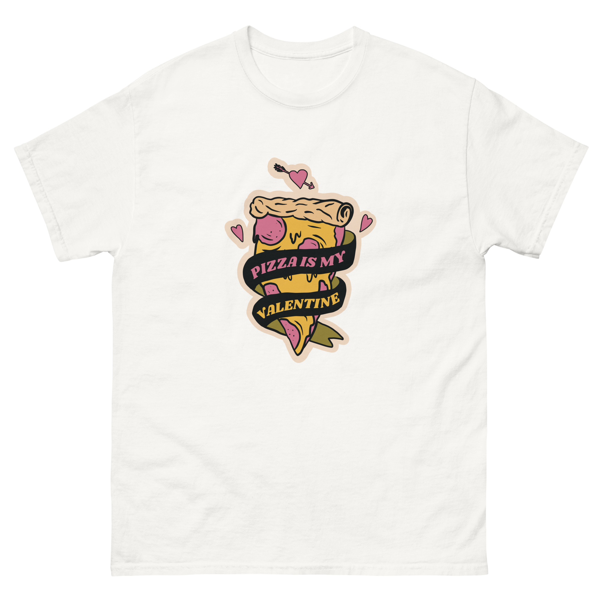Pizza is Valentine's Unisex classic tee - Image 25
